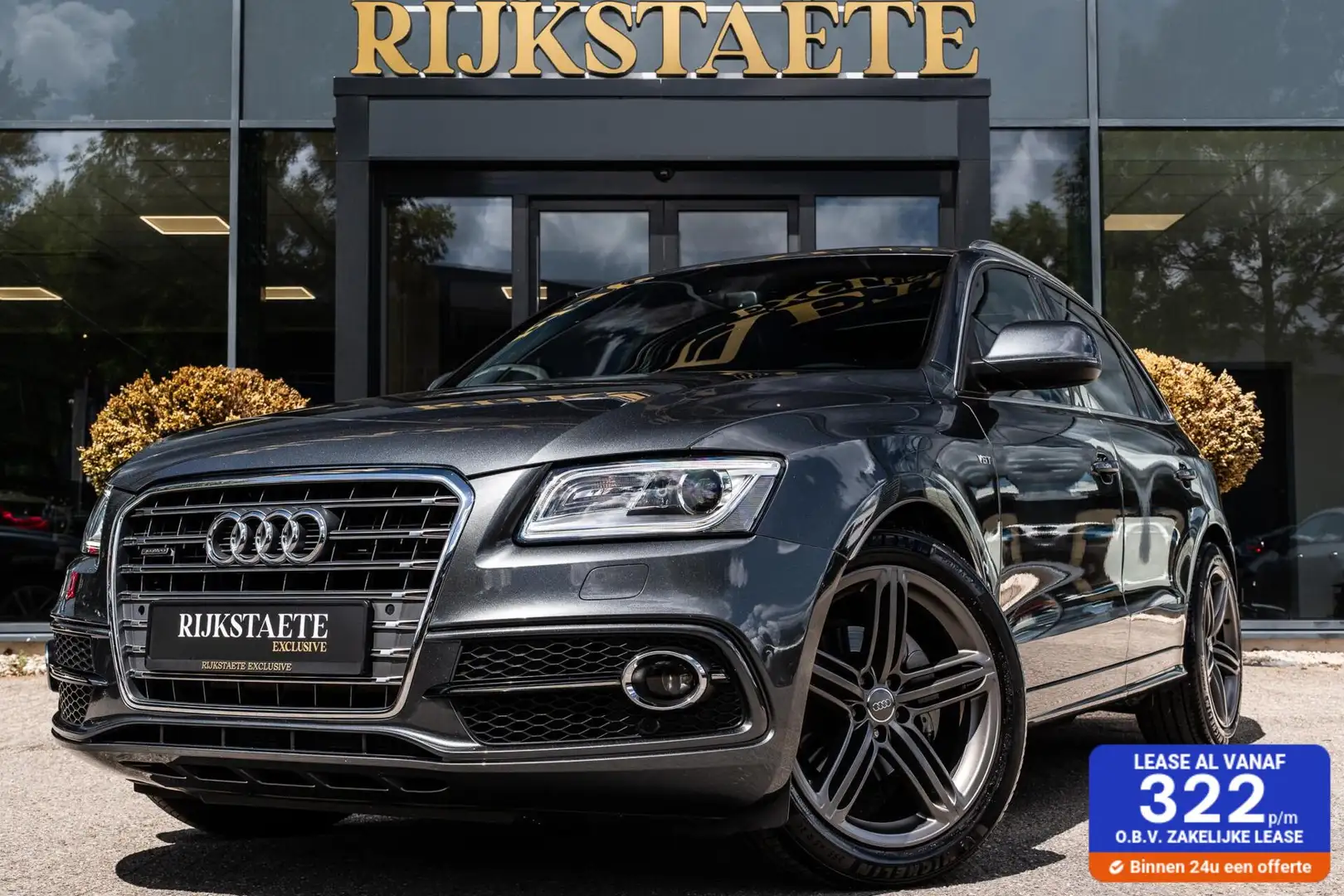 Audi Q5 3.0 TFSI Quattro S-Line|PANO|TREKHAAK|CAMERA|B&O Grijs - 1