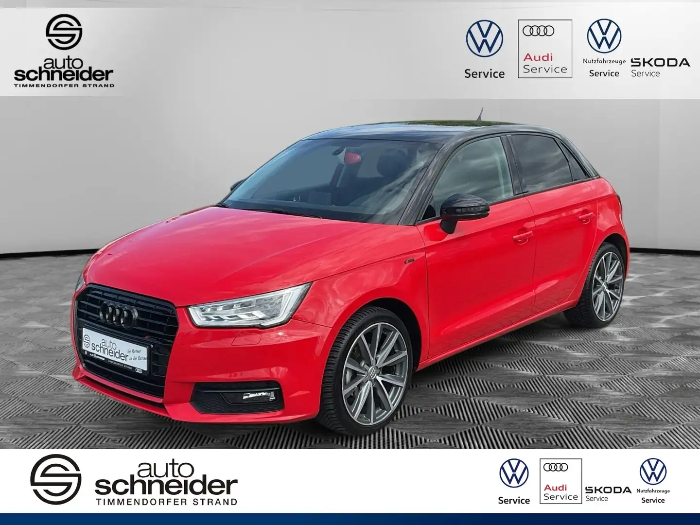 Audi A1 A1 Sportback 1.0 TFSI sport ultra MMI Navi Xenon Rouge - 1
