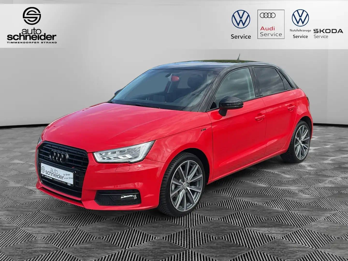 Audi A1 Sportback 1.0 TFSI sport ultra MMI Navi Xenon Sitz Rood - 1