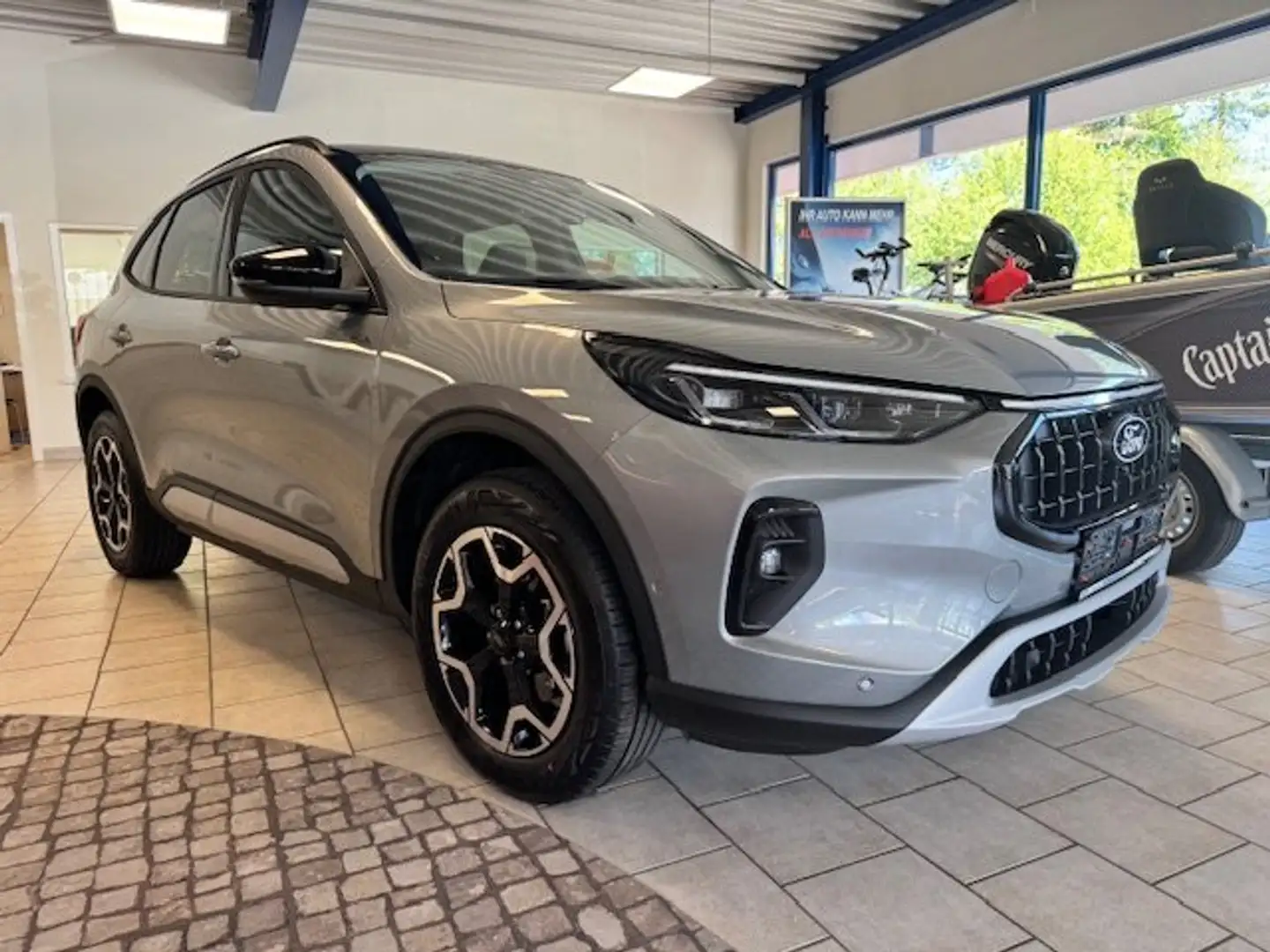 Ford Kuga 2.5 Duratec FHEV ACTIVE X VOLLAUSSTATTUNG AHZV el. Argent - 1