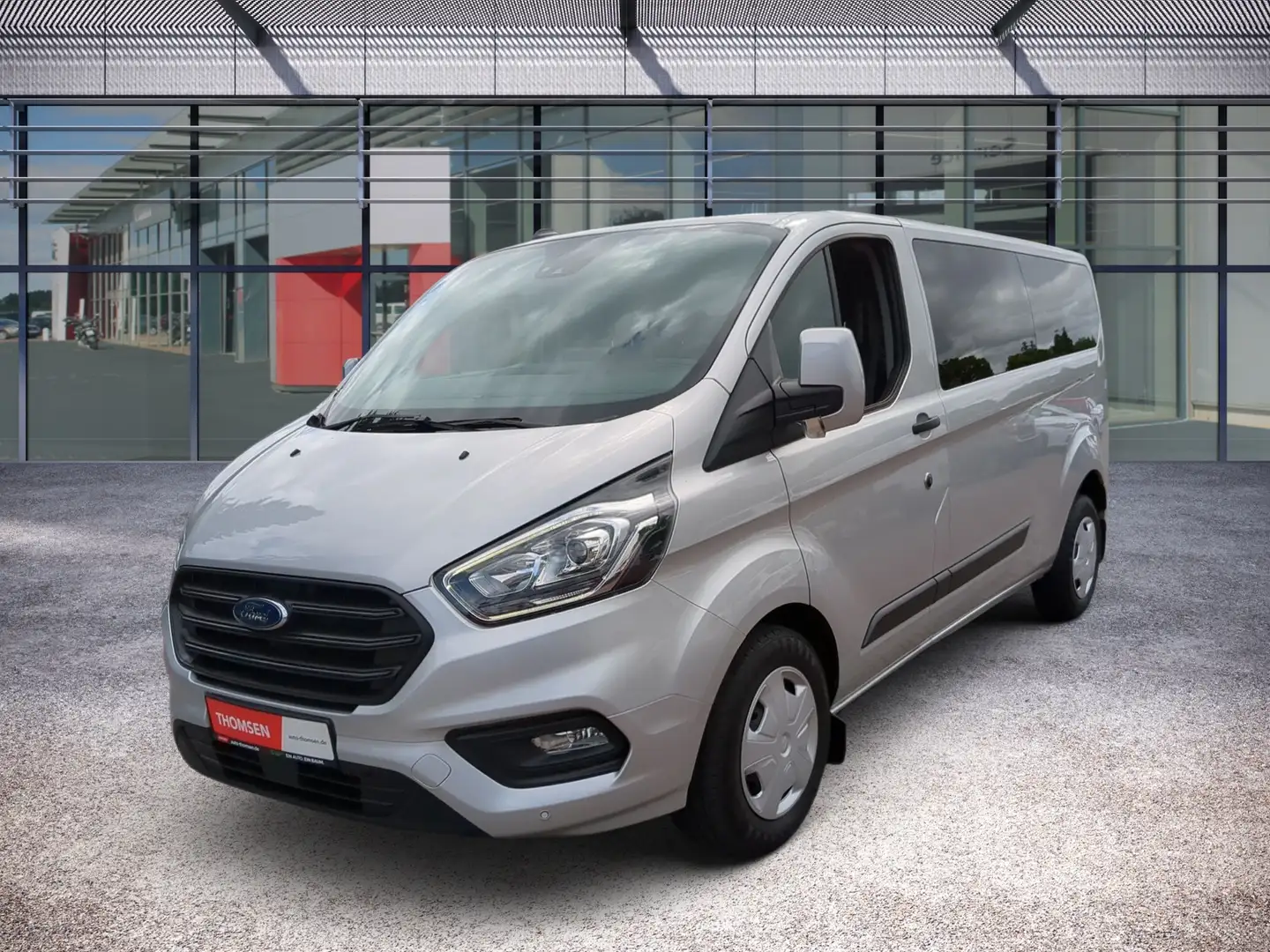 Ford Tourneo Custom Transit  Kombi 2.0 TDCi Trend AHK Argent - 2