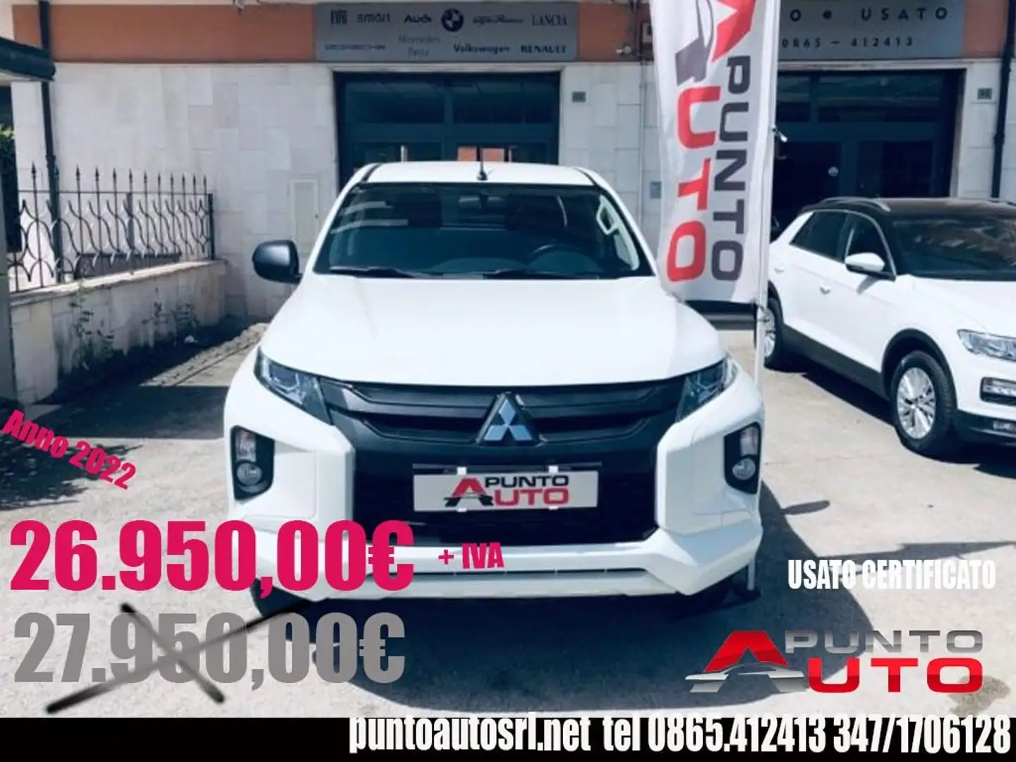 Mitsubishi L200 2.3 D Club Cab 4x4  Invite Connect Bianco - 1