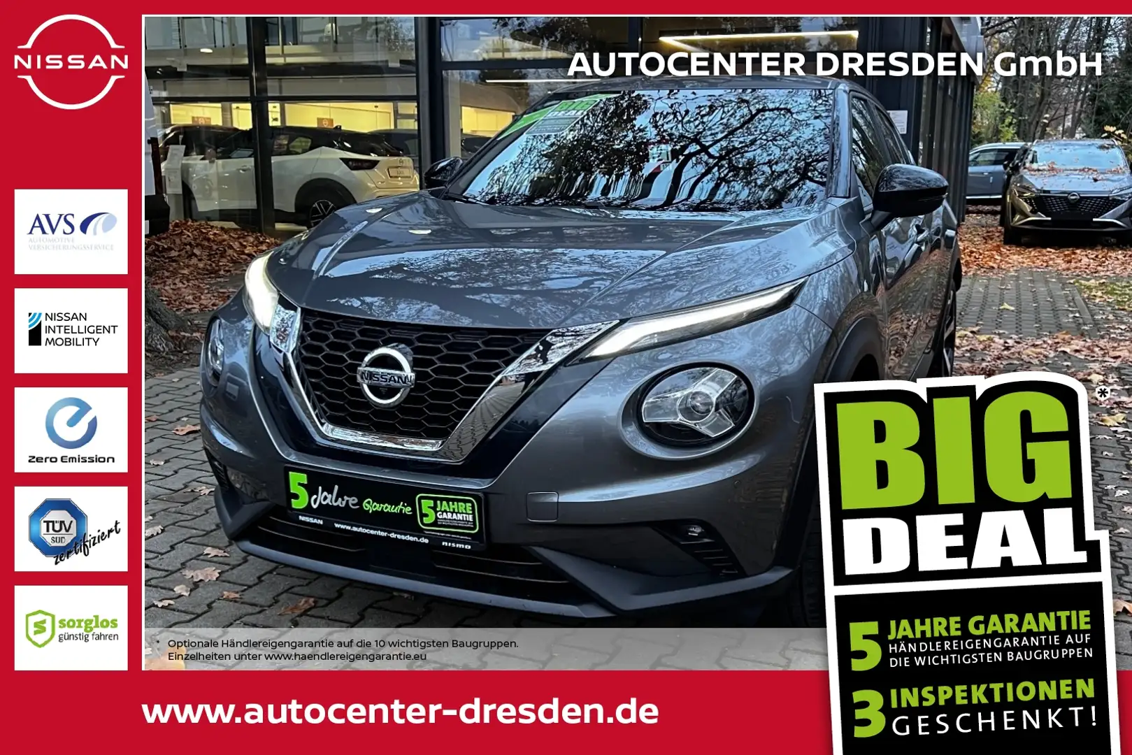 Nissan Juke 1.0 DIG-T Tekna ACC+LED+SHZ+Winterp.+360 - 1