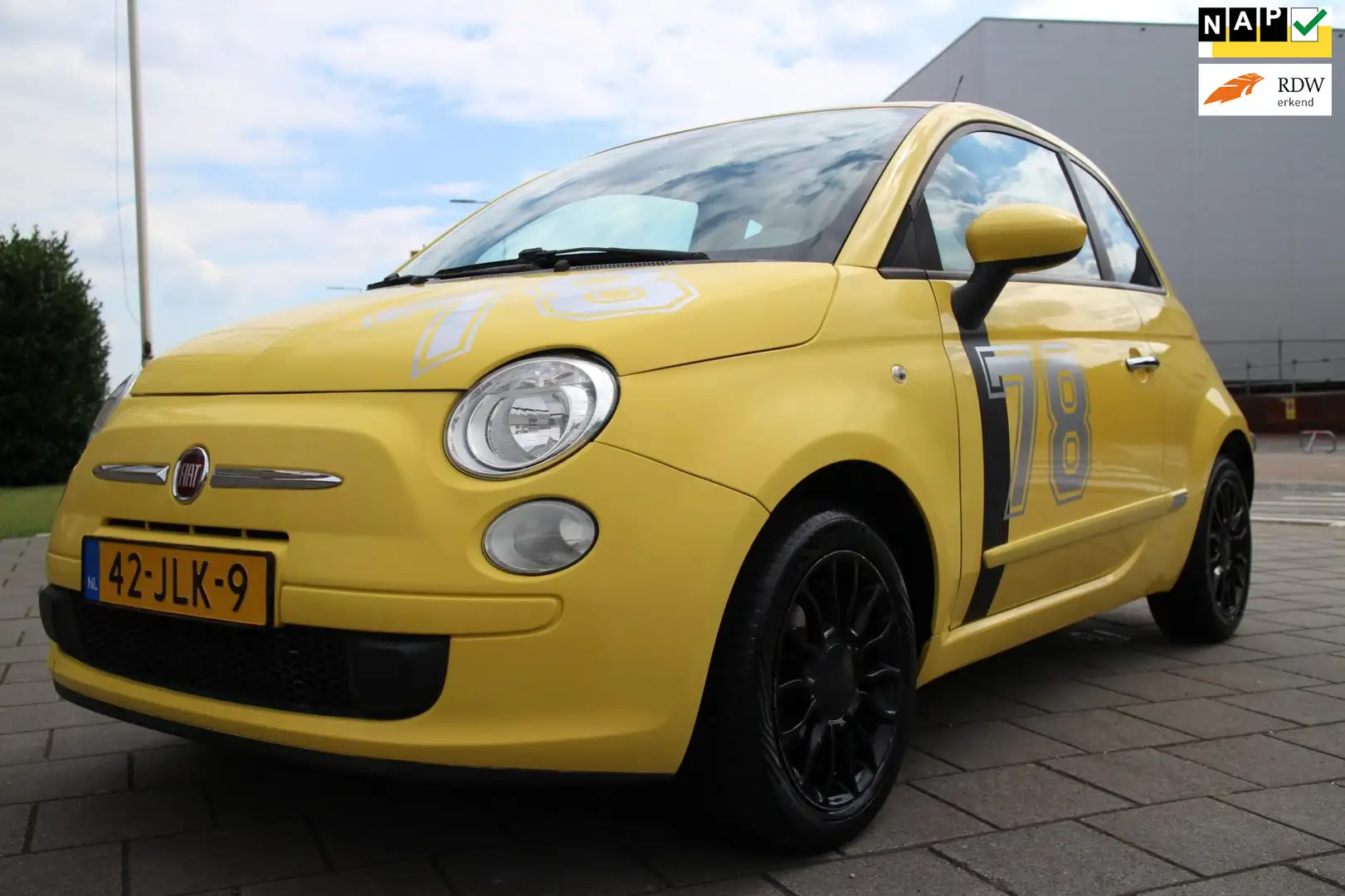 Fiat 500 1.2 Pop Sárga - 1