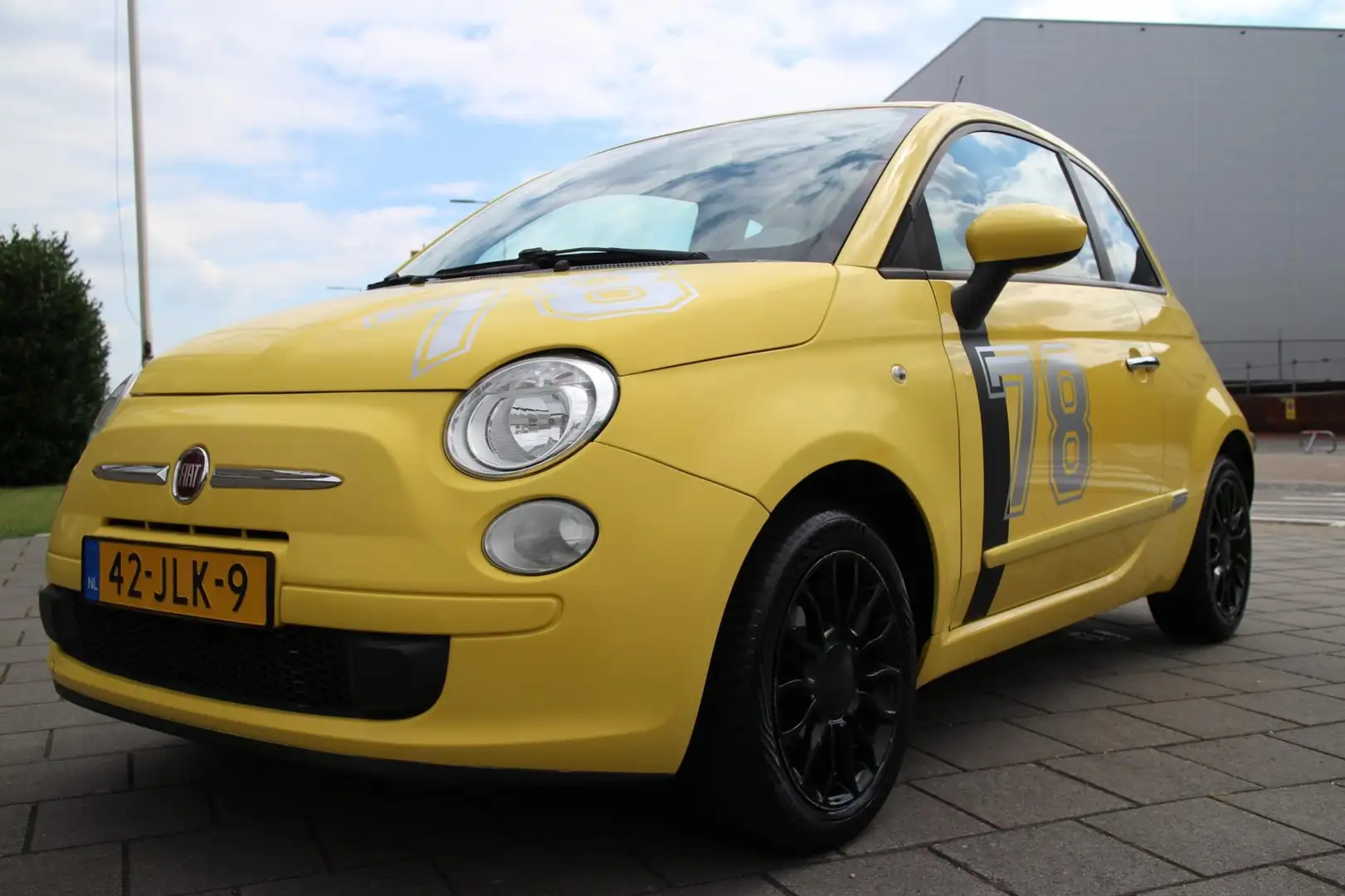 Fiat 500 1.2 Pop Geel - 1