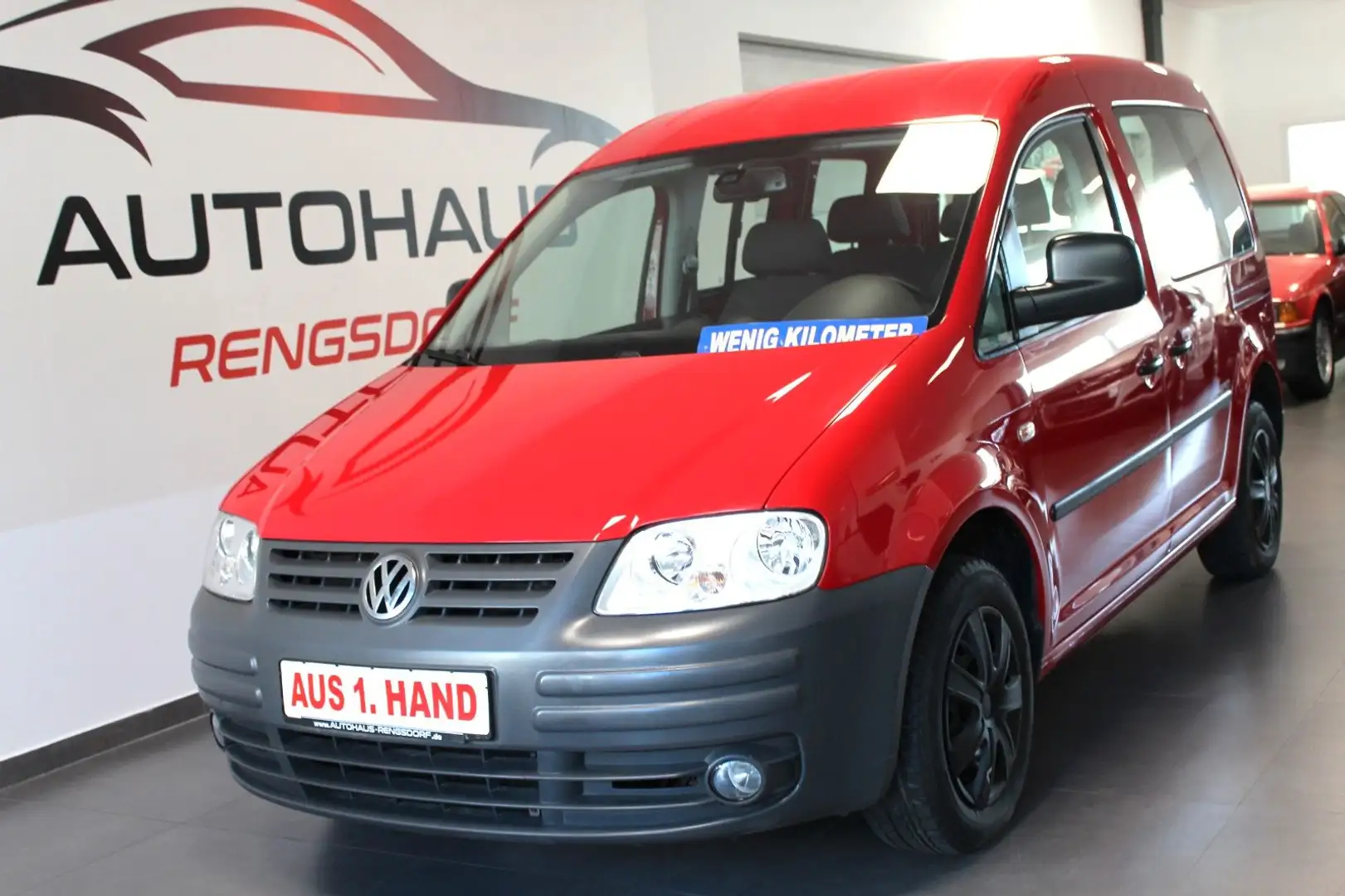 Volkswagen Caddy Life Team 1.Hand OHNE Klima Rouge - 2