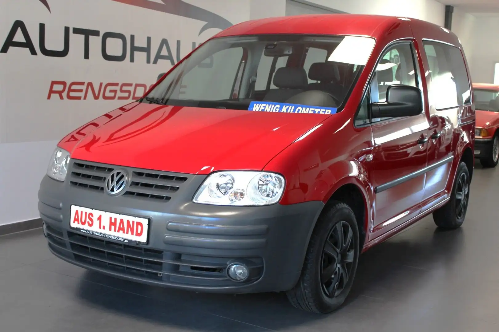 Volkswagen Caddy Life Team 1.Hand OHNE Klima Rouge - 1