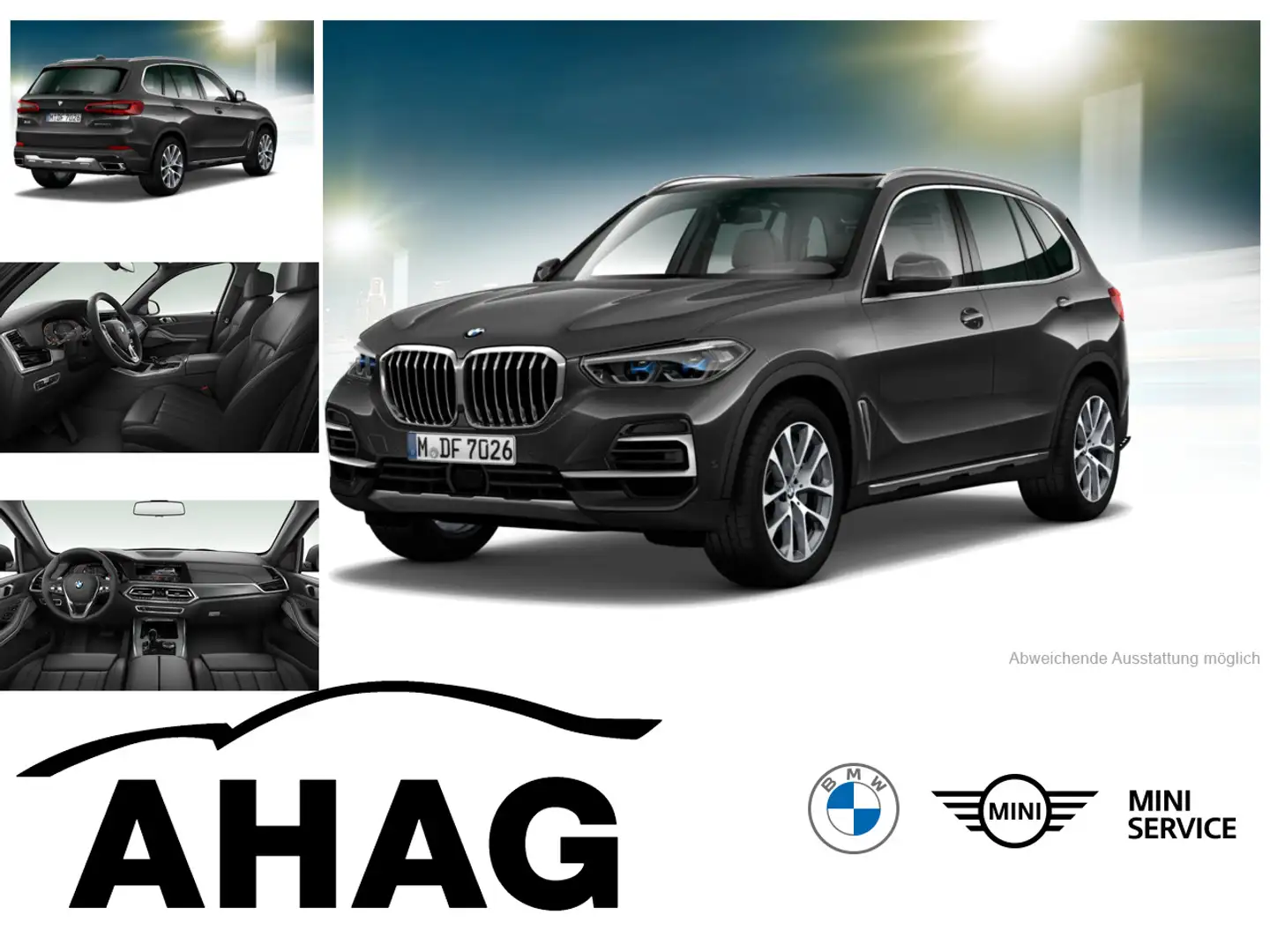 BMW X5 xDrive30d Innovationsp. Sport Aut. Panorama Grau - 1