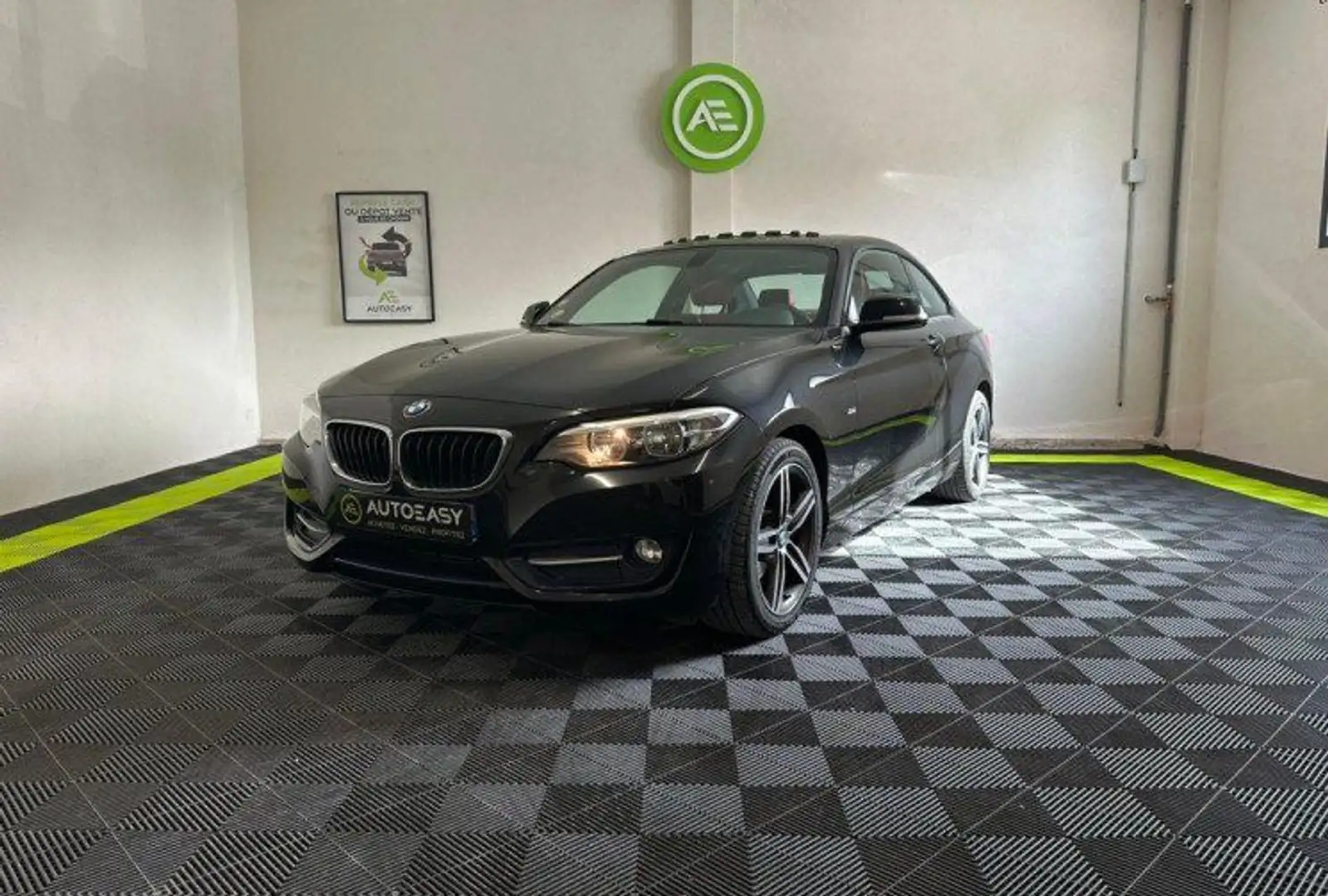 BMW 220 Coupé F22 220dA 190 cv xDrive Sport %2B Toit Ouvrant Schwarz - 1