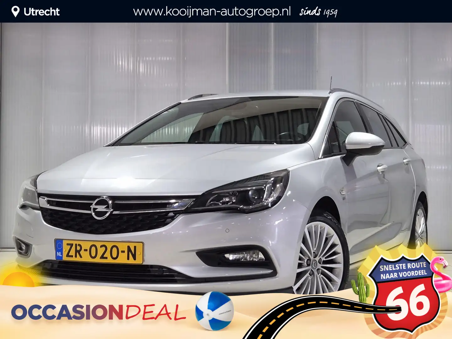 Opel Astra Sports Tourer 1.4 Turbo 120 Jaar Edition | 17'' LM Gris - 1