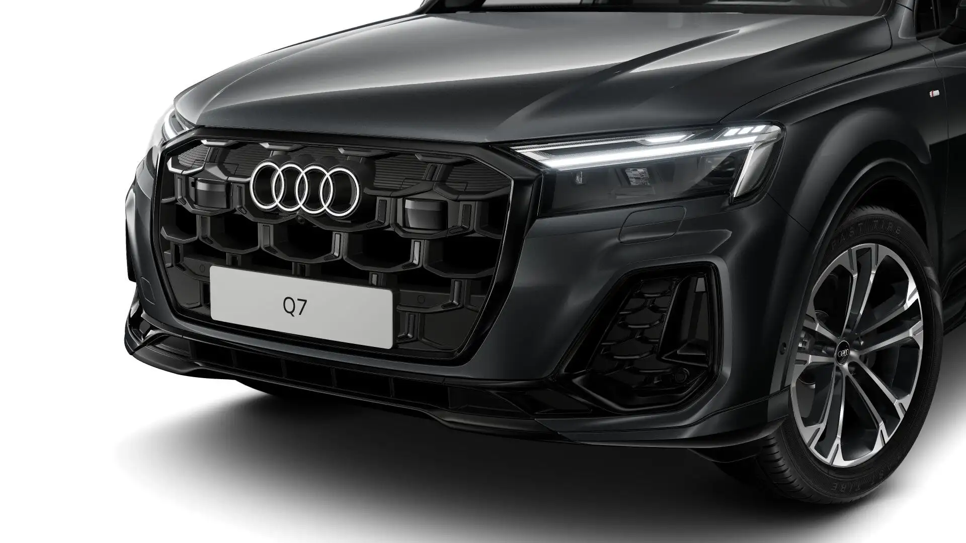Audi Q7 45 TDI qua 2x S line *AHK*PANO*HUD*ACC*MATRIX Grigio - 2
