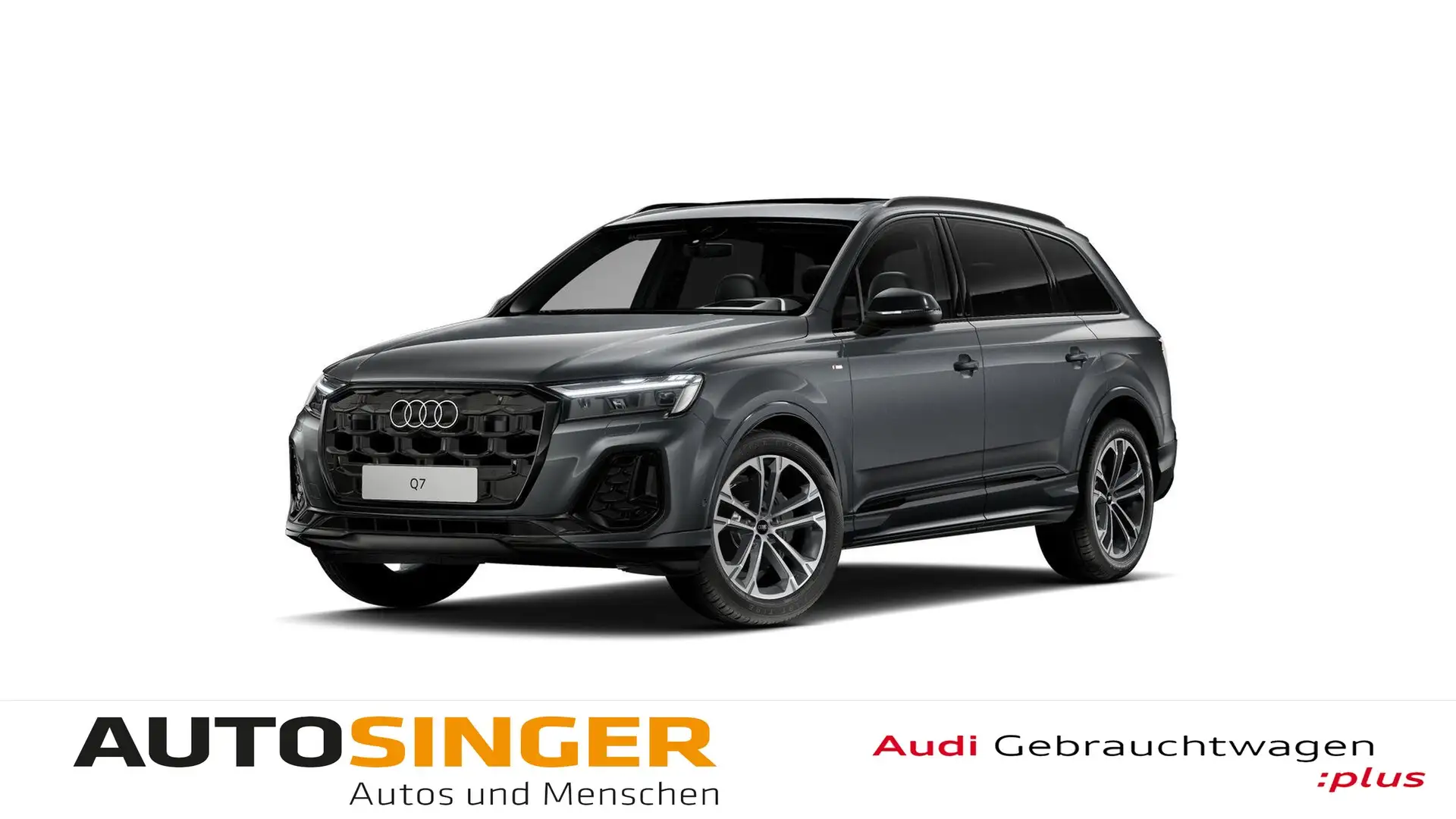 Audi Q7 45 TDI qua 2x S line *AHK*PANO*HUD*ACC*MATRIX Grigio - 1