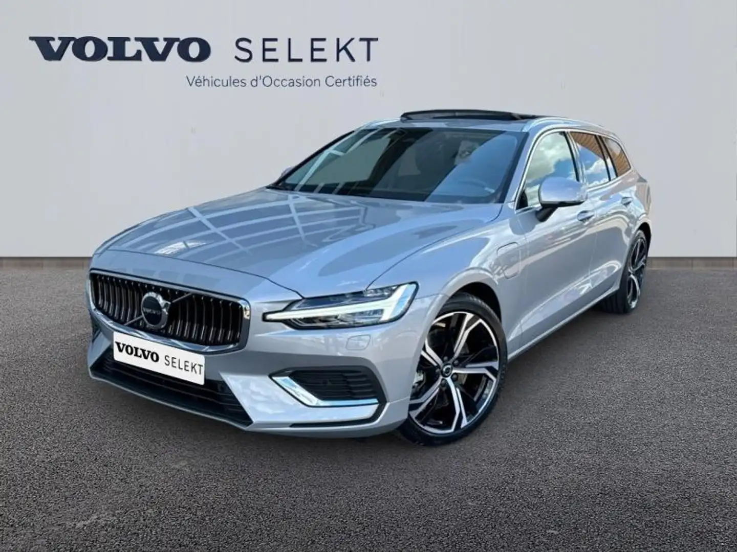 Volvo V60 T6 AWD 253+145ch Ultra Style Chrome Geartronic 8 Gris - 1