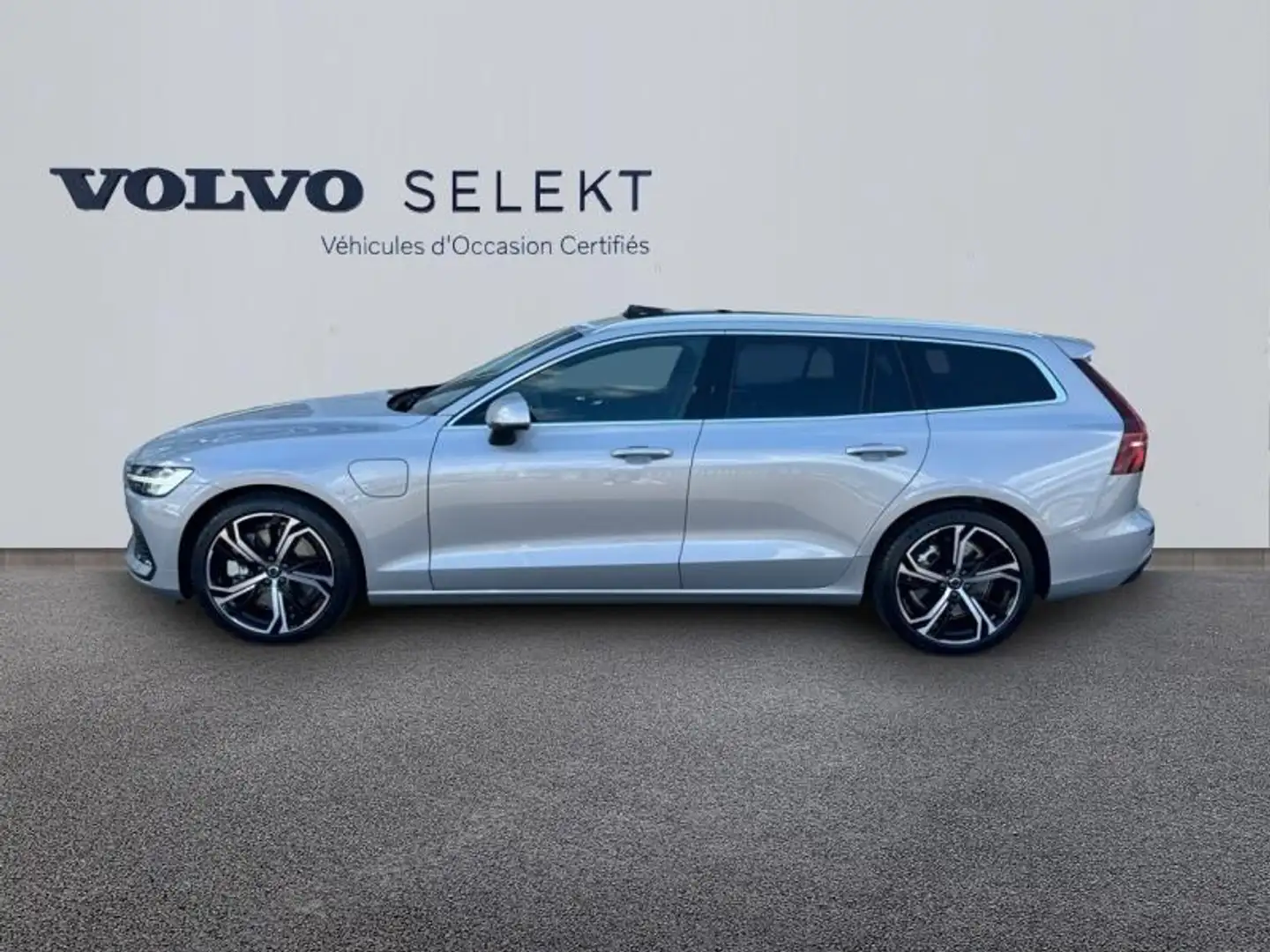 Volvo V60 T6 AWD 253+145ch Ultra Style Chrome Geartronic 8 Gris - 2
