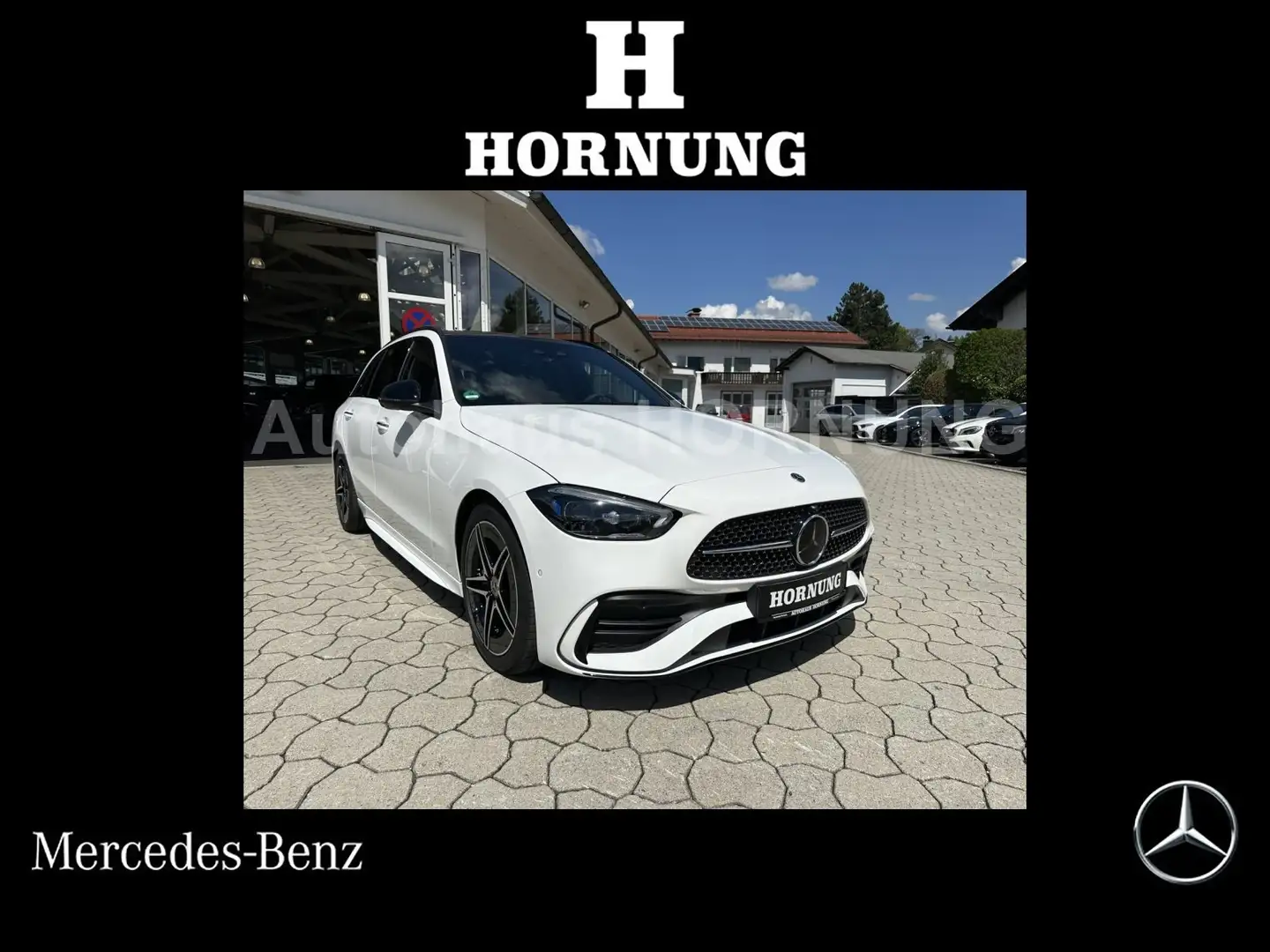 Mercedes-Benz C 220 C 220d 4M T-M. Ed AMG NIGHT PANO DIS FAP AHK KEY Blanc - 1