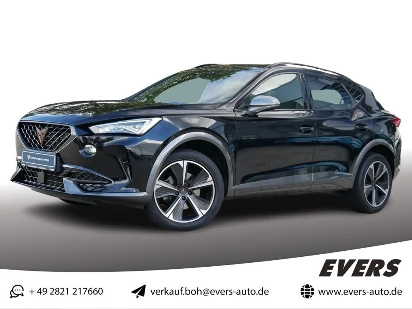 CUPRA Formentor 2.0 TDI DSG 4DRIVE ACC+NAVI+LED+SHZ Zwart - 1