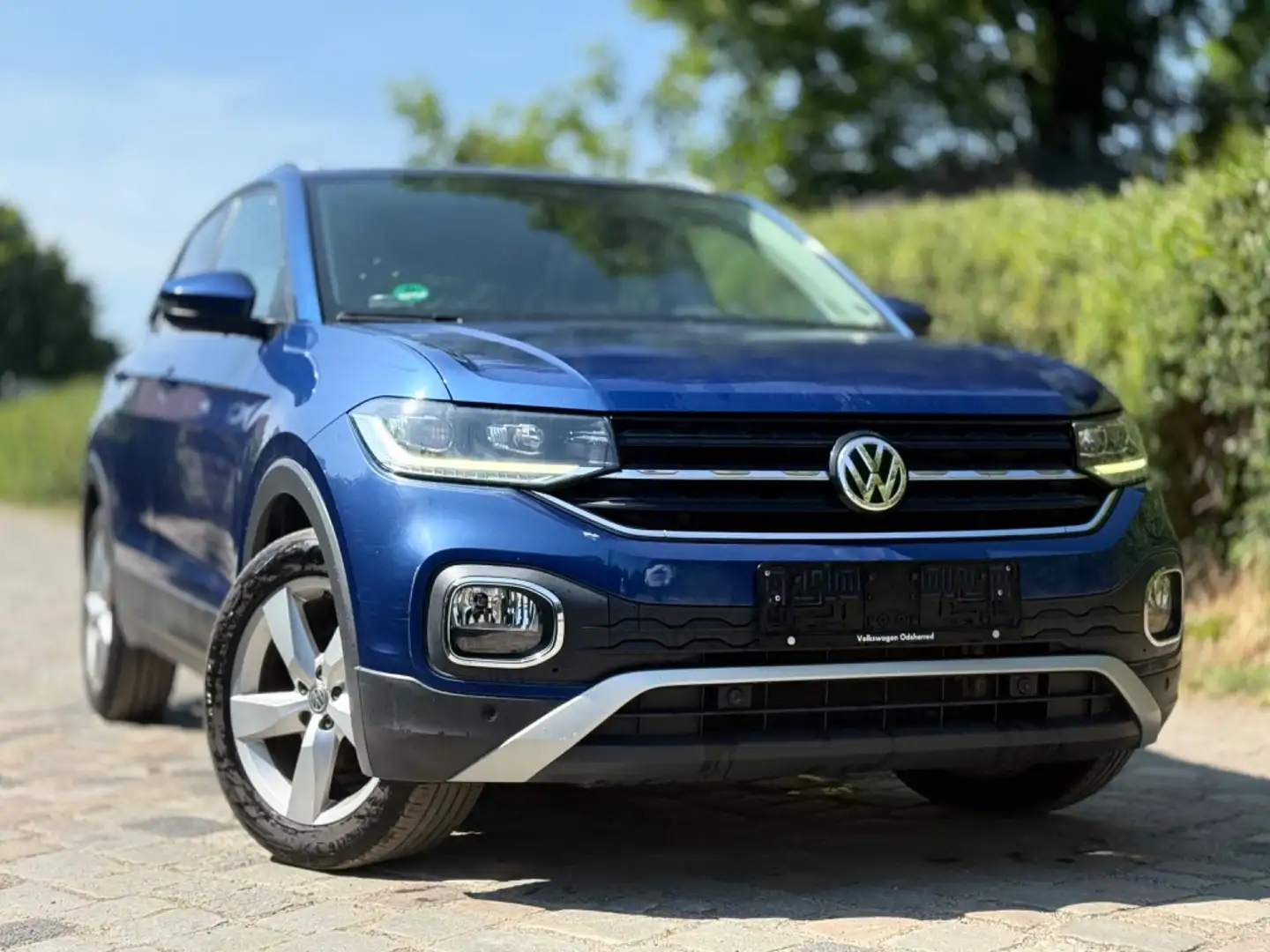 Volkswagen T-Cross Style*LED*1ERH*KAM*AHK*ACC* Blau - 1