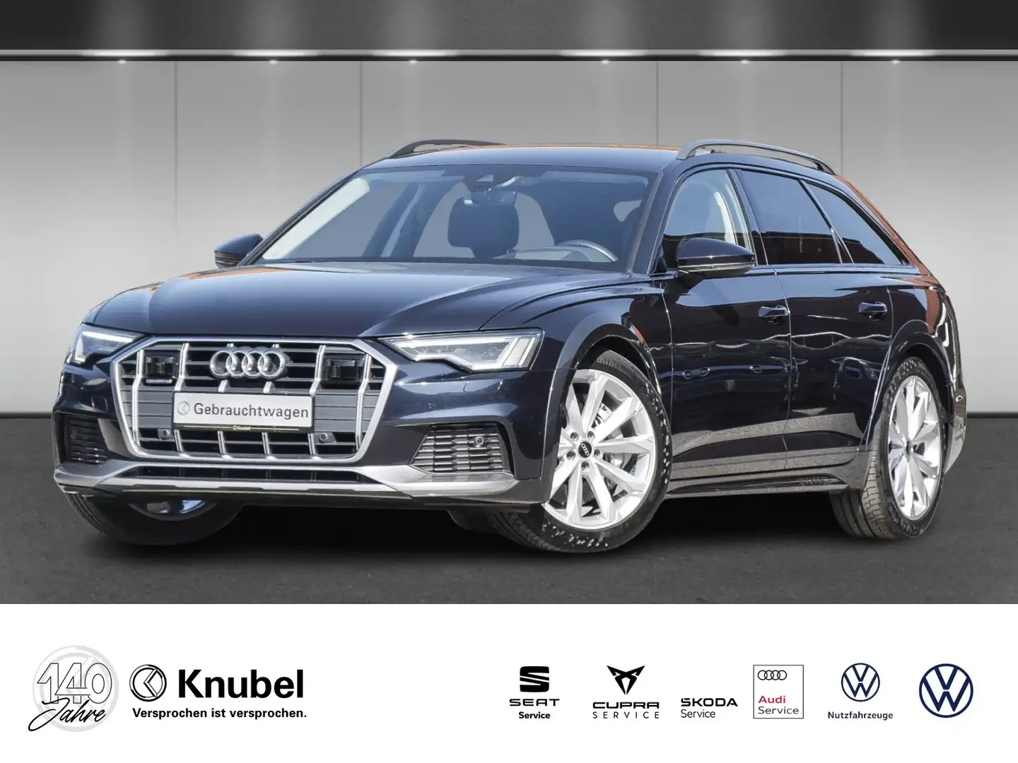 Audi A6 allroad 55 TDI Matrix 20" Standh. AHK Tour HuD Navi Blau - 1