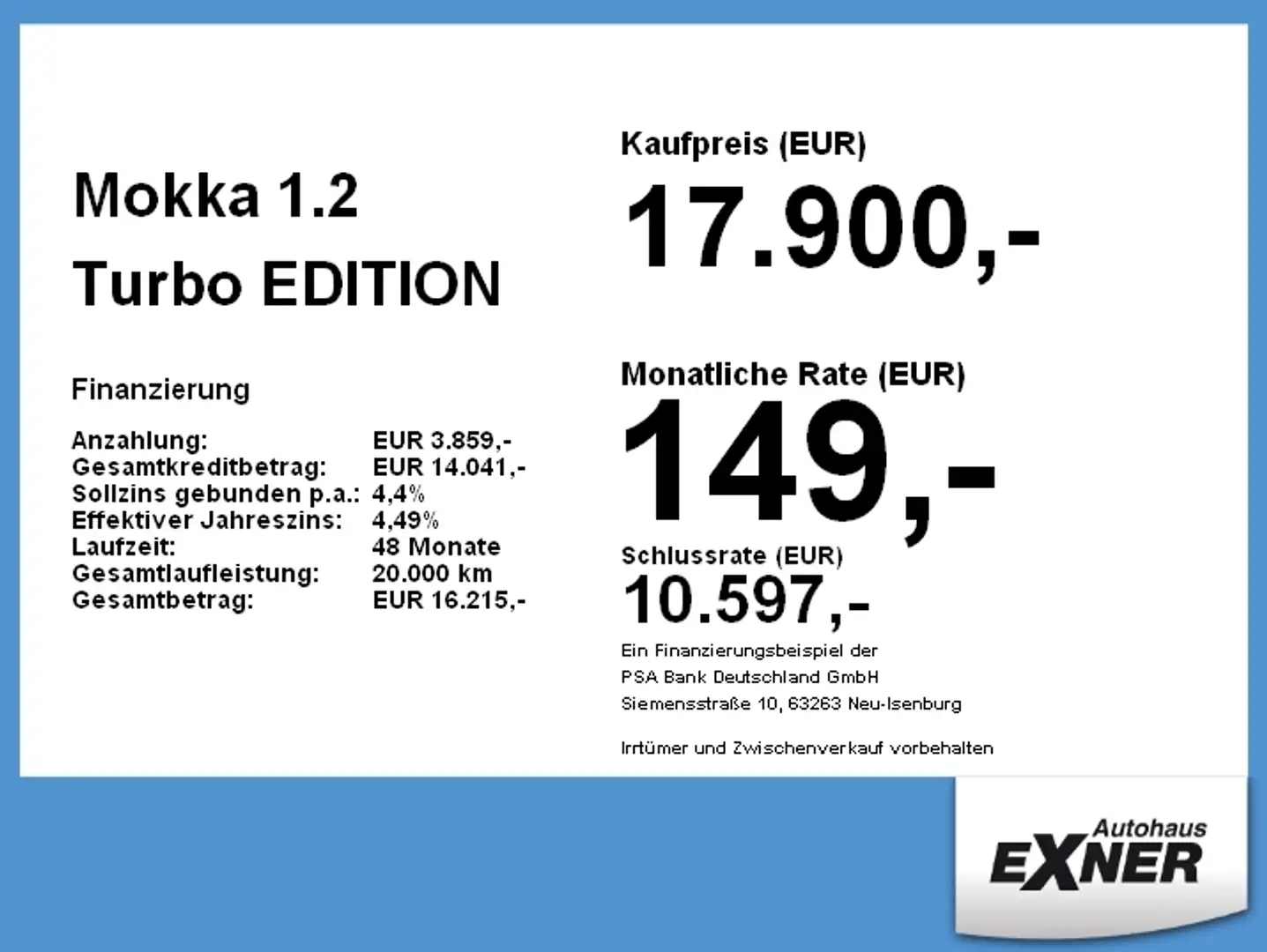 Opel Mokka 1.2 Turbo EDITION LED+SHZ+Kamera+Bluetooth Negro - 2