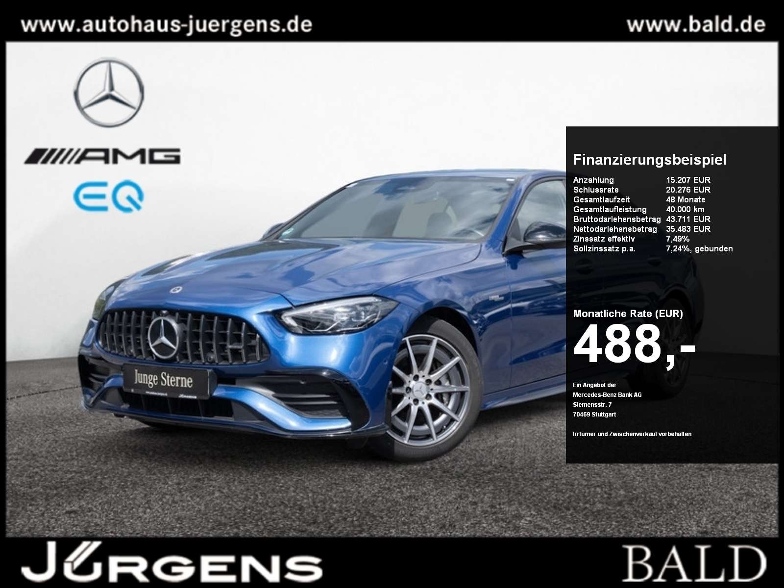 2022 Mercedes Benz C 43 AMG