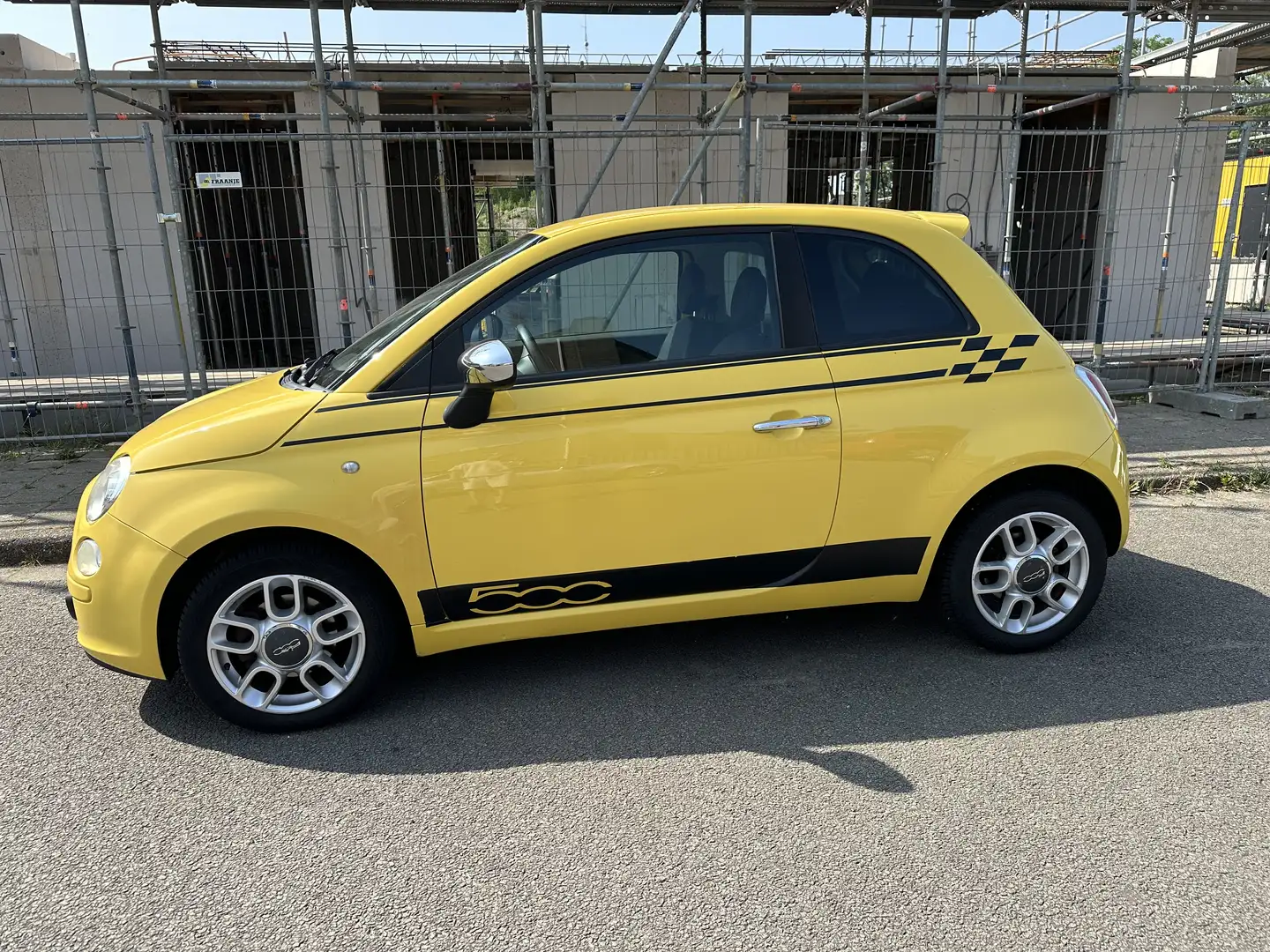 Fiat 500 1.4 16V Sport Geel - 1