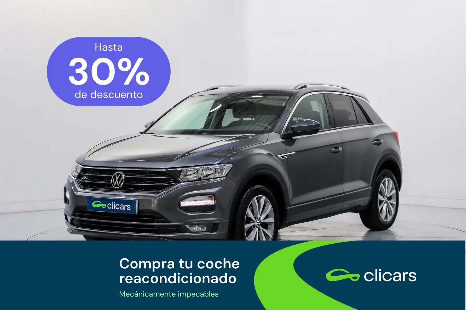 Volkswagen T-Roc 1.0 TSI Advance Style 81kW Gris - 1