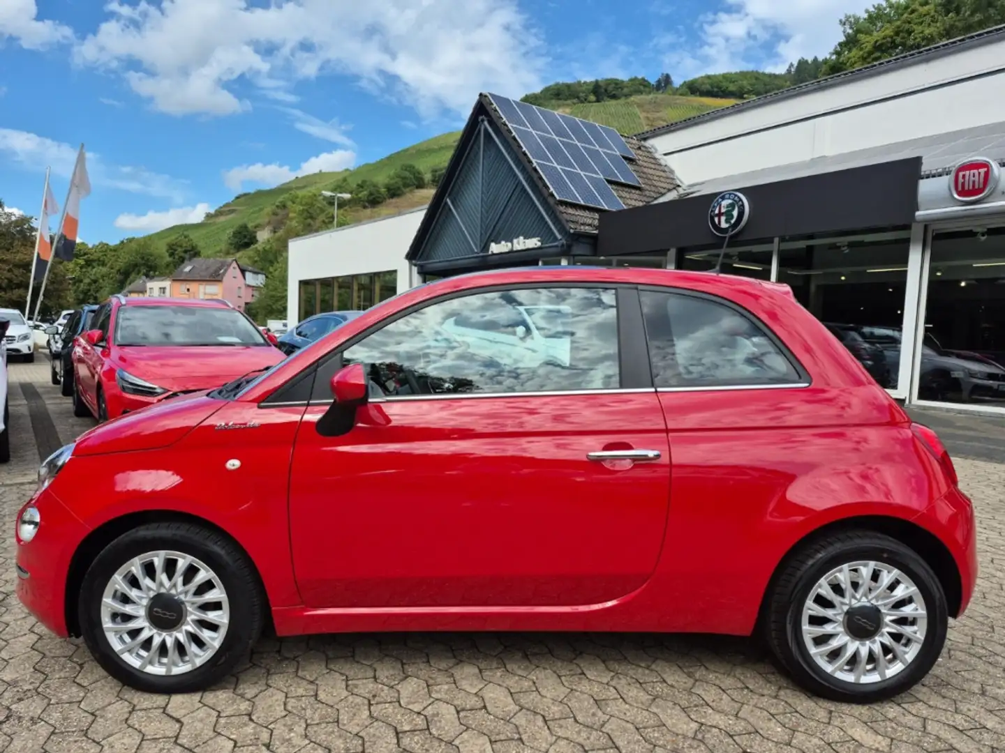 Fiat 500 1.0 DolceVita CarPlay Pano Temp Klima PDC Rot - 2