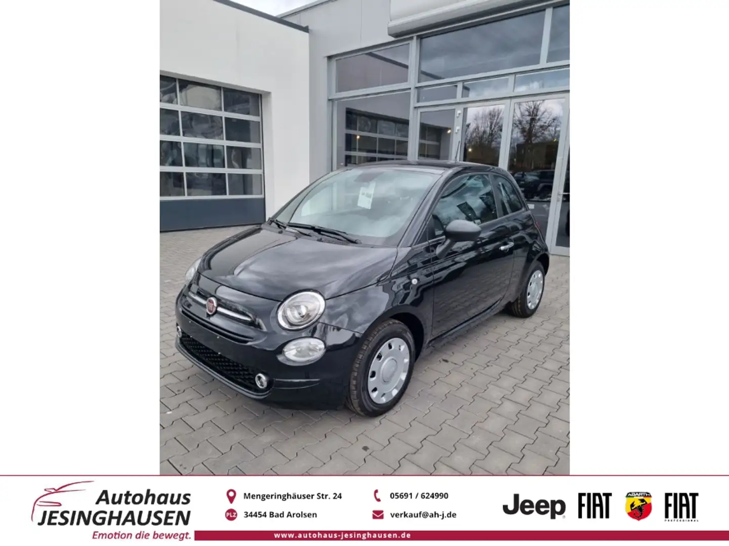 Fiat 500 Mild-Hybrid Hatchback TÜV NEU CARPL NAVI PDC Panor Negro - 1