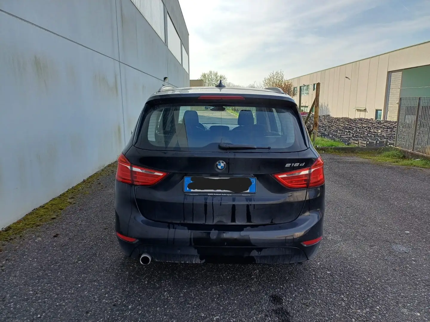 BMW 216 Serie 2 F46 2015 Gran Tourer 216d 7 posti Nero - 2