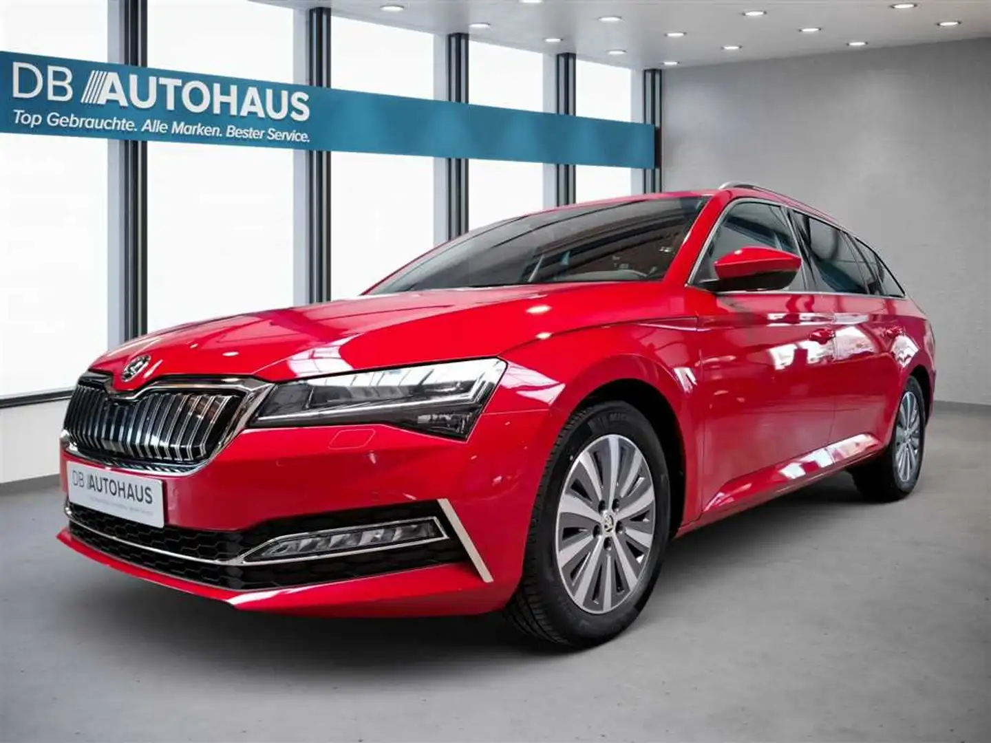 Skoda Superb Style 1.4 TSI iV DSG Rood - 1
