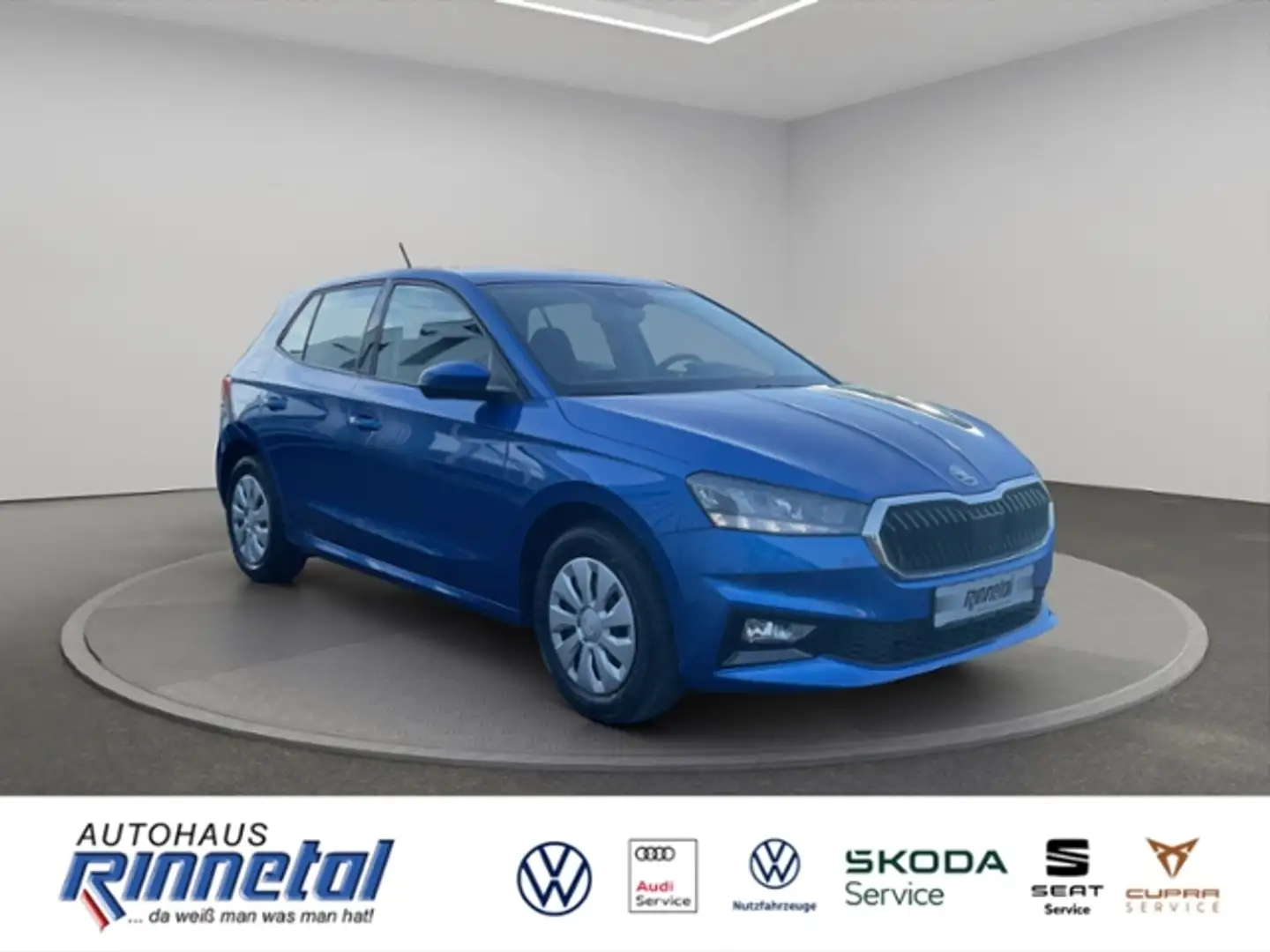 Skoda Fabia 1.0 TSI Selection LED LICHT+KLIMAAUT+KAMERA+SITZH Blau - 2