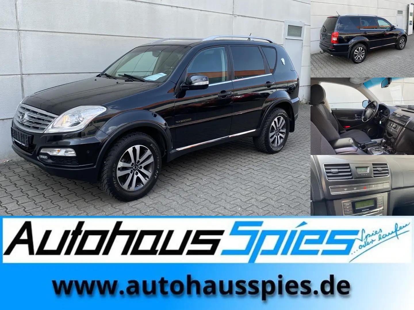 SsangYong Rexton 2.0 RX200 4WD AT Quartz AHK Alu18 Memory Shz Noir - 1
