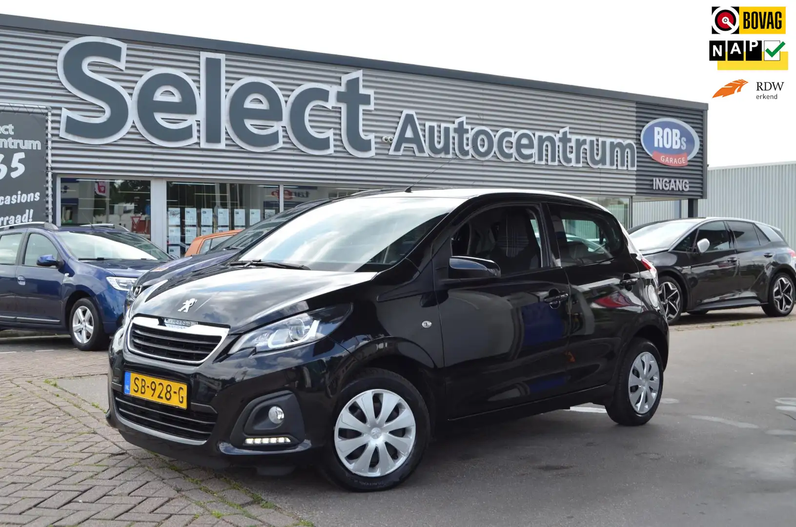 Peugeot 108 1.0 e-VTi Active|5 DRS.|AIRCO|NAP|BLUETOOTH|BOEKJE Zwart - 1