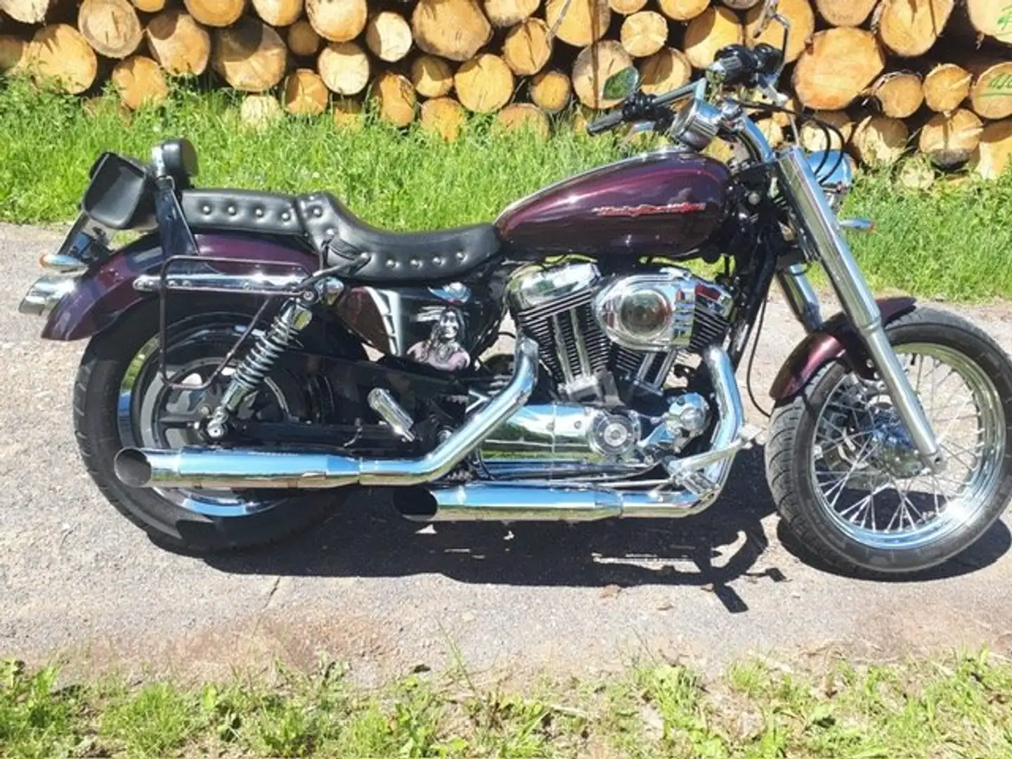 Harley-Davidson Sportster 1200 Liebhaberstück Sportster XL Custom Schwarz - 2