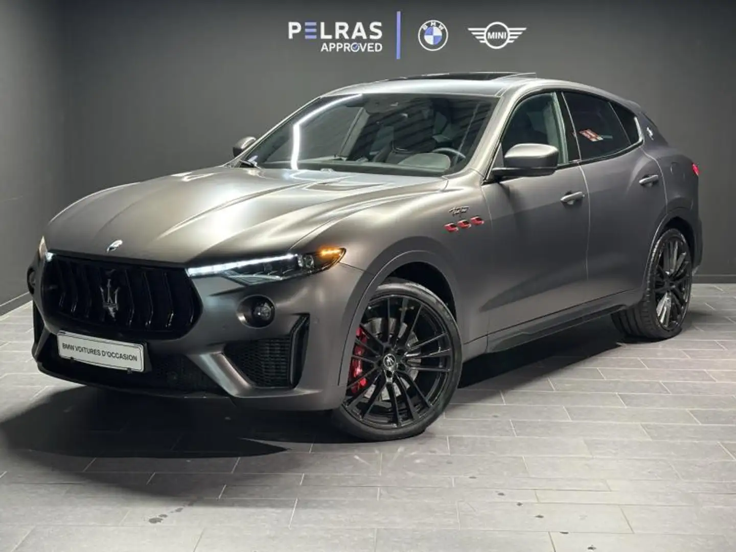 Maserati Levante 3.8 V8 580ch Trofeo Gris - 1