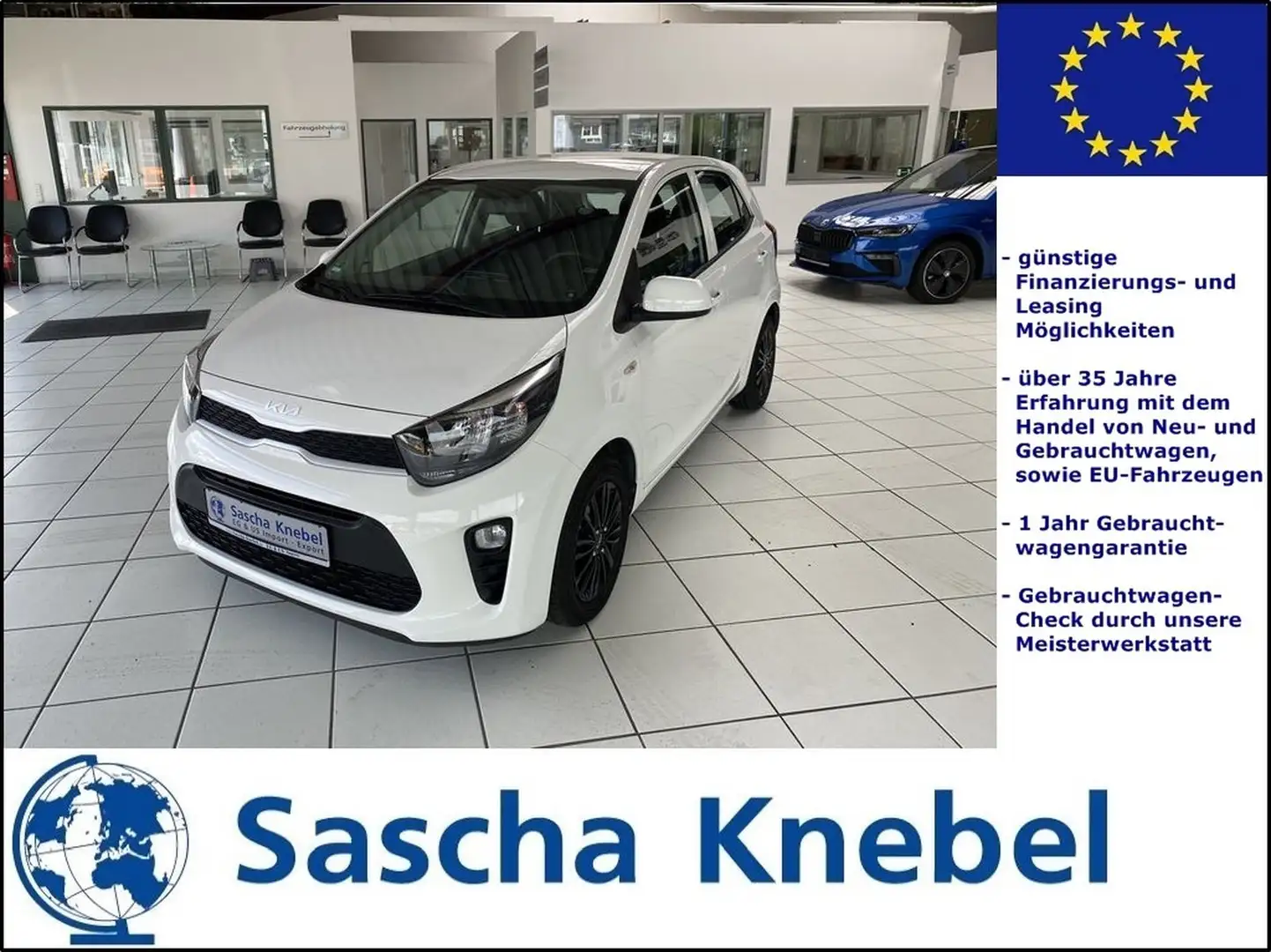 Kia Picanto 1.0 Vision 8-fach bereift Weiß - 1