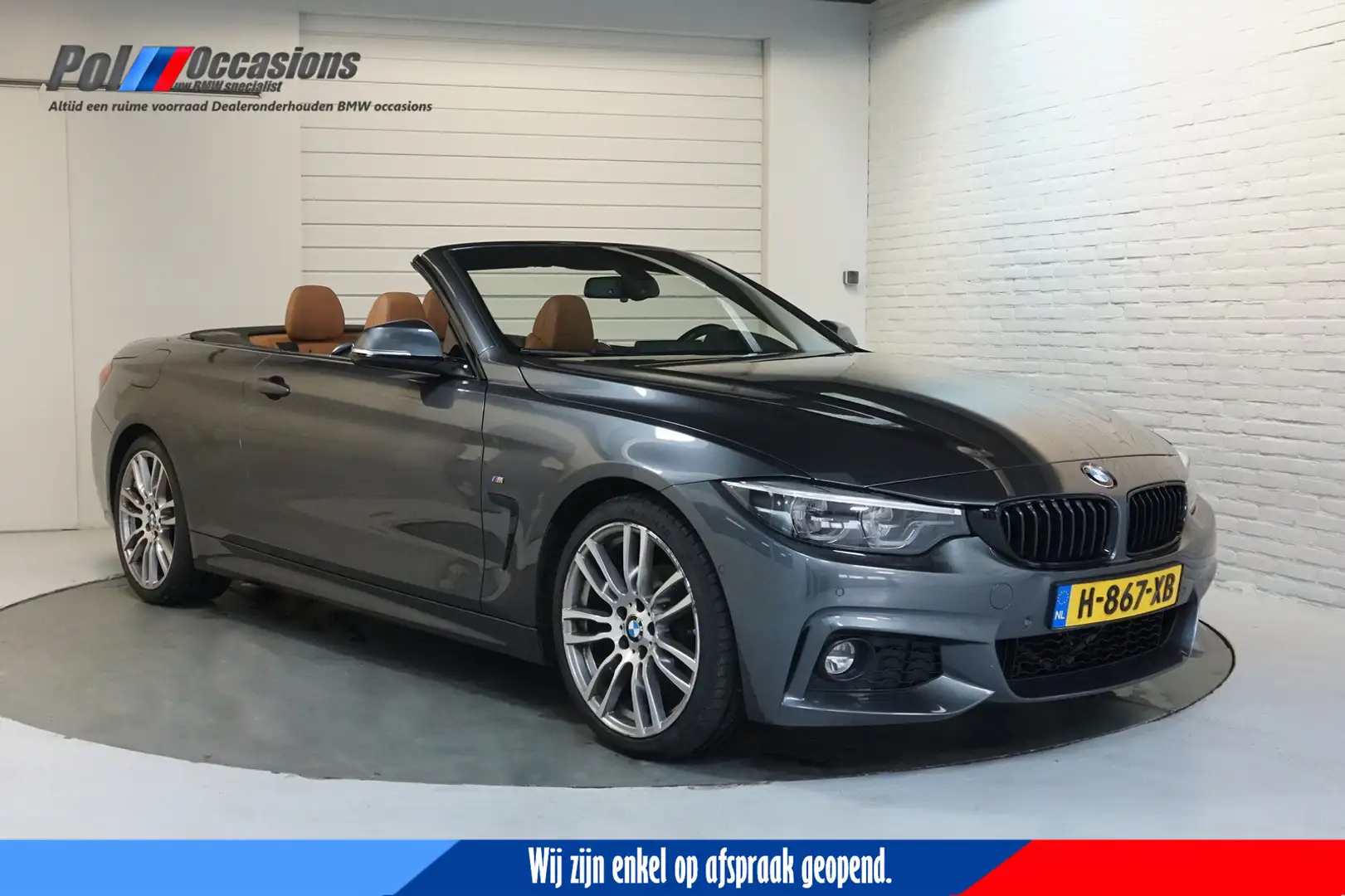 BMW 420 4-serie Cabrio 420i M-Pakket |Sportint | Leer | De Grijs - 1