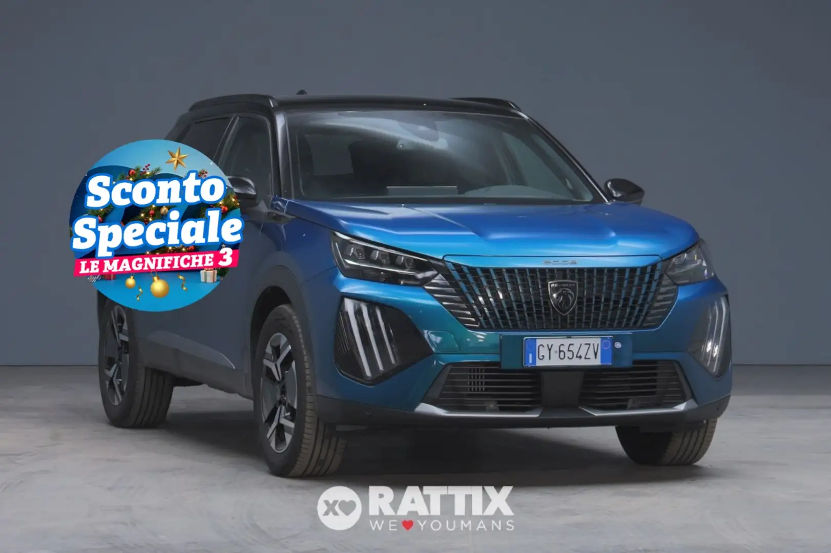 Peugeot 2008 1.2 Hybrid 136CV GT e-DCS6 Kék - 1