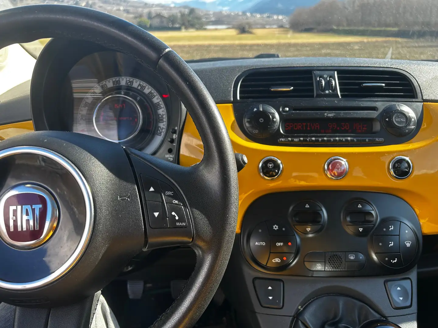 Fiat 500 500C 1.3 mjt 16v Lounge 75cv Giallo - 2