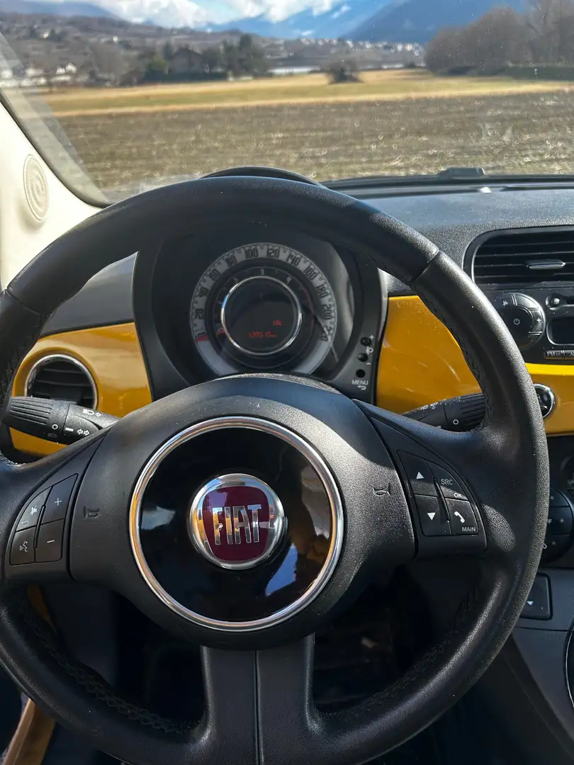 Fiat 500 500C 1.3 mjt 16v Lounge 75cv Giallo - 1