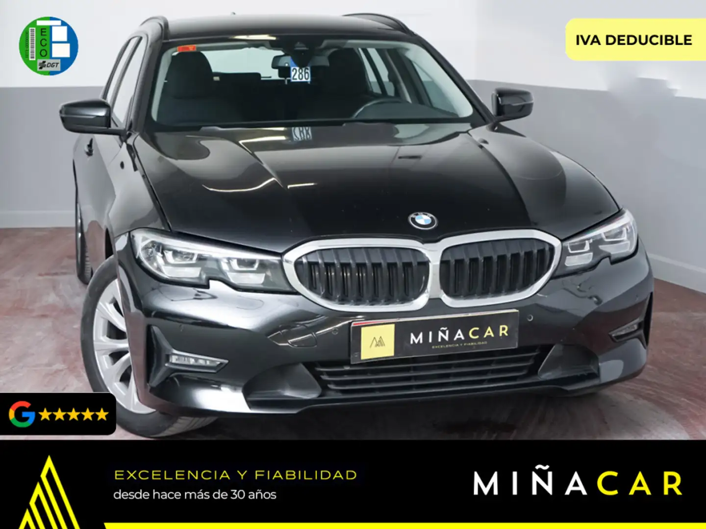 BMW 318 318dA Touring Noir - 1