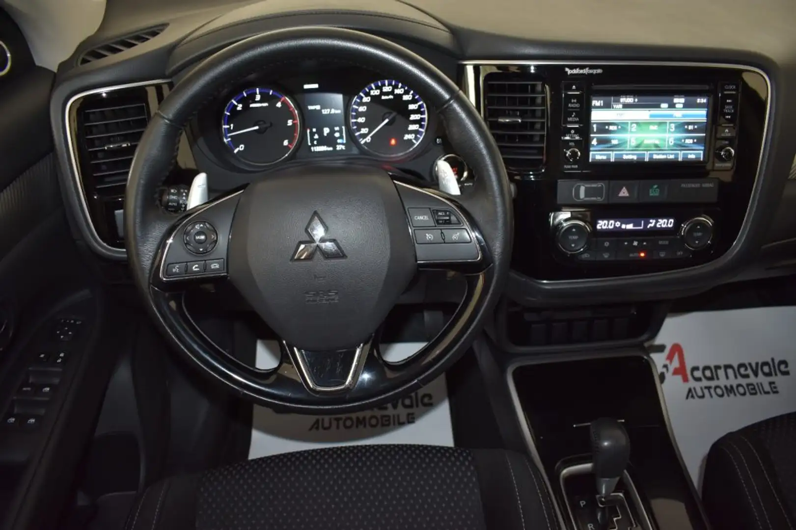 Mitsubishi Outlander 2.2D-DI 4WD-113.357 KM-7 Posti-Xenon-Bluetooth-18 Nero - 2