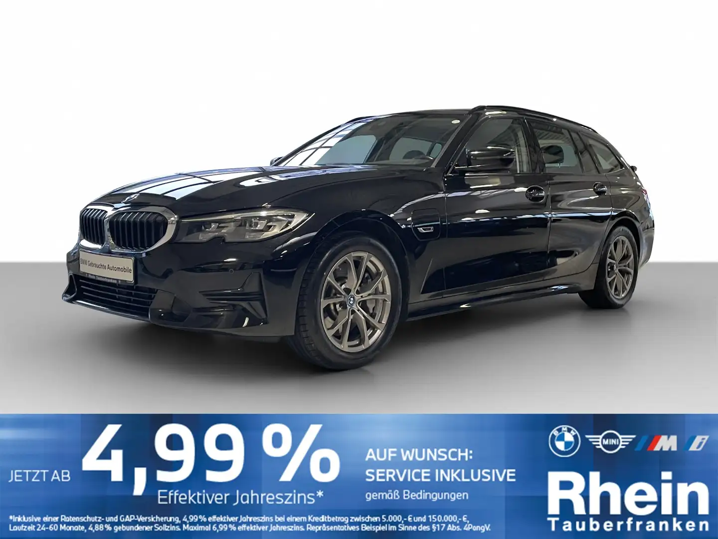 BMW 330 e xDriveTour. Sport Line NaviProf*AHK*SHZ Schwarz - 1