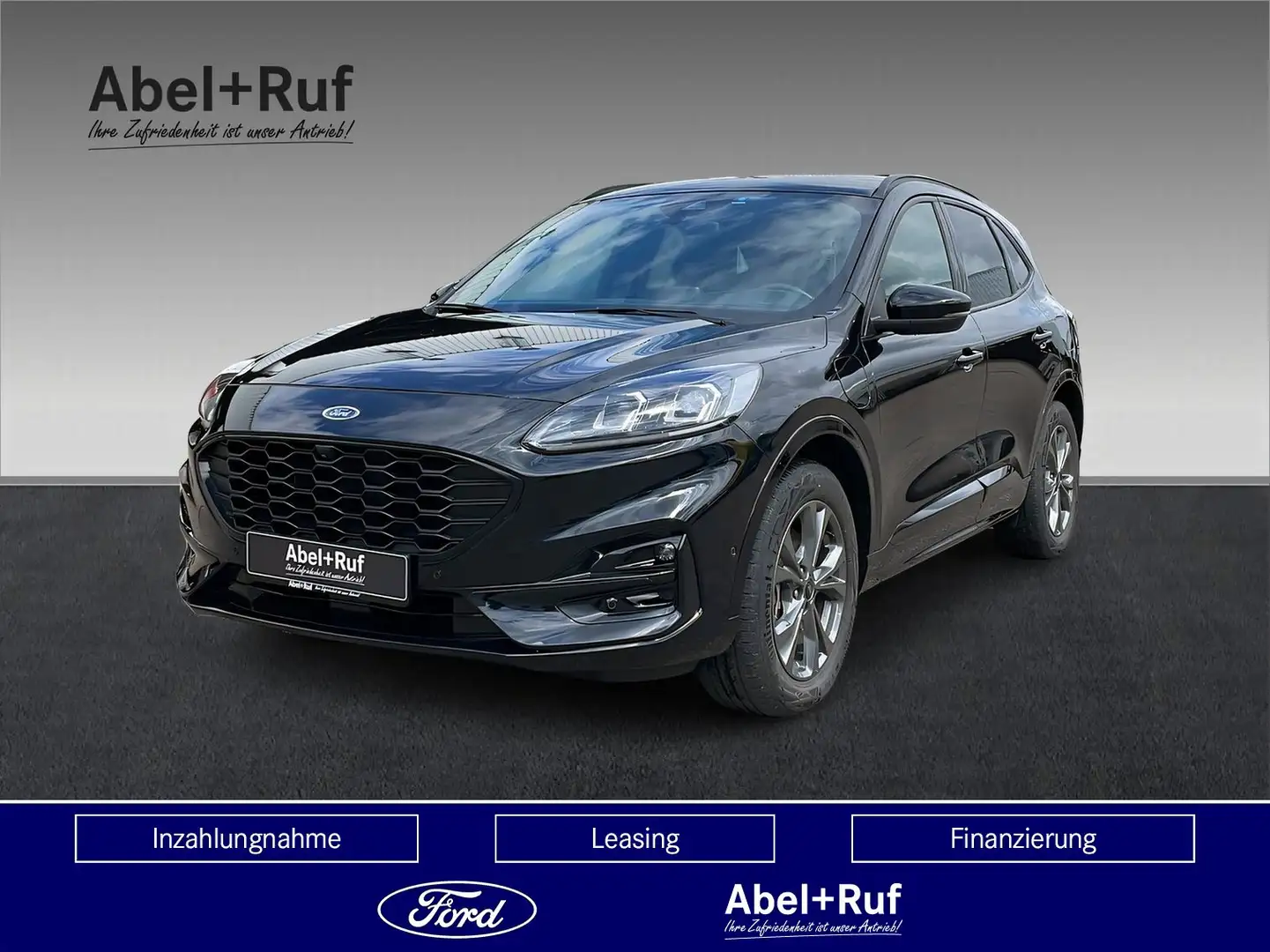 Ford Kuga PHEV ST-Line X Kam+LrHz+HuD-AHKVorr-8fach Noir - 1
