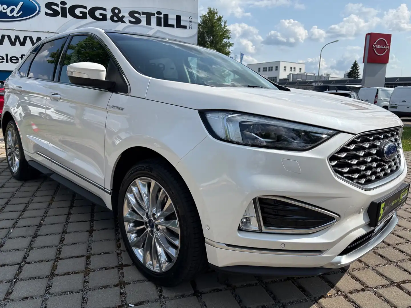 Ford Edge 2.0 Vignale AHK*MATRIX*PANO*ACC*STANDH*SITZKLIMA Blanc - 2