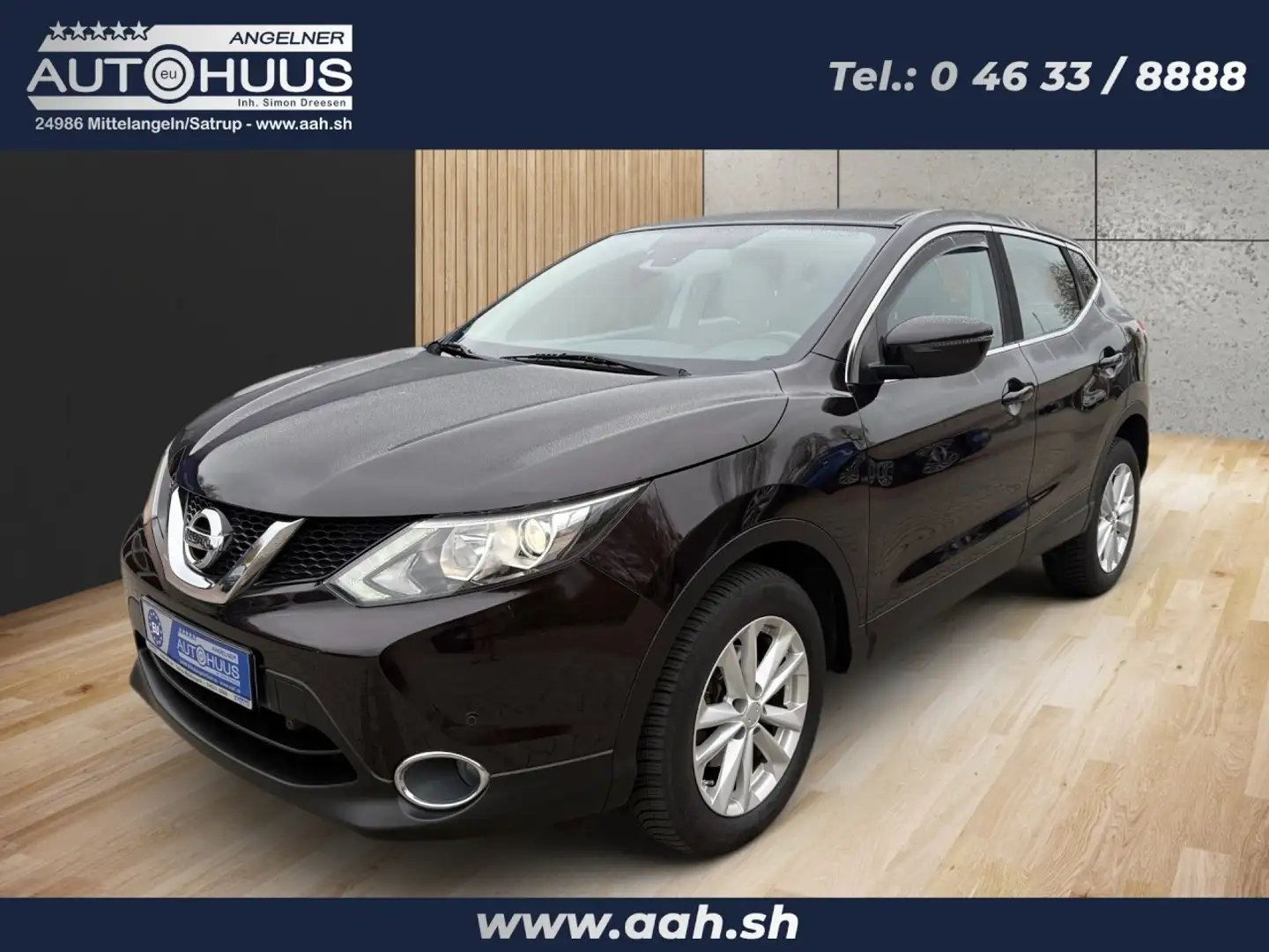 Nissan Qashqai 1.6 dCi 2.Hand Unfallfrei Navi Klima Xenon Navi Schwarz - 1