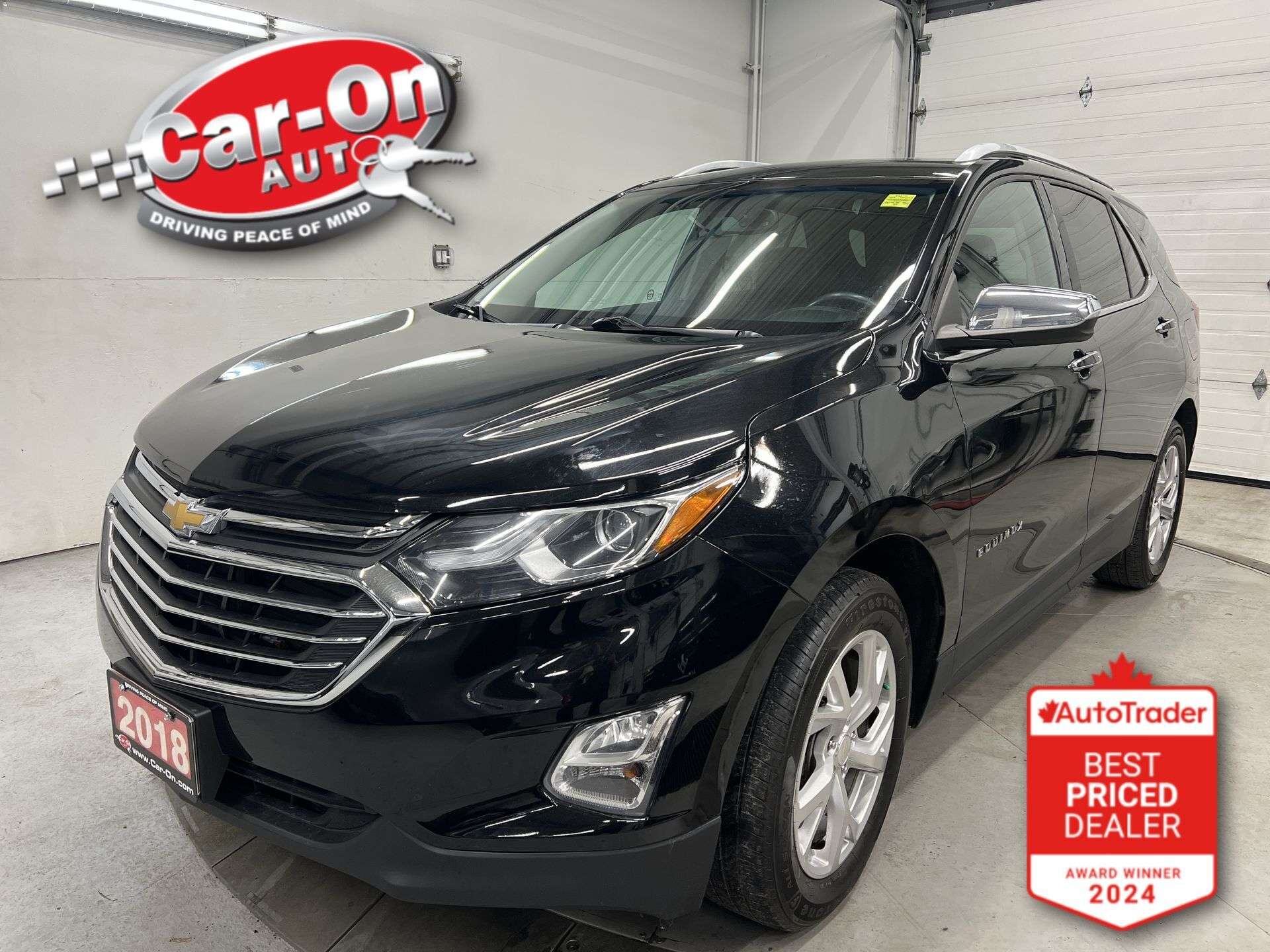 Black 2018 Chevrolet Equinox SUV / Crossover Four-Wheel Drive Automatic