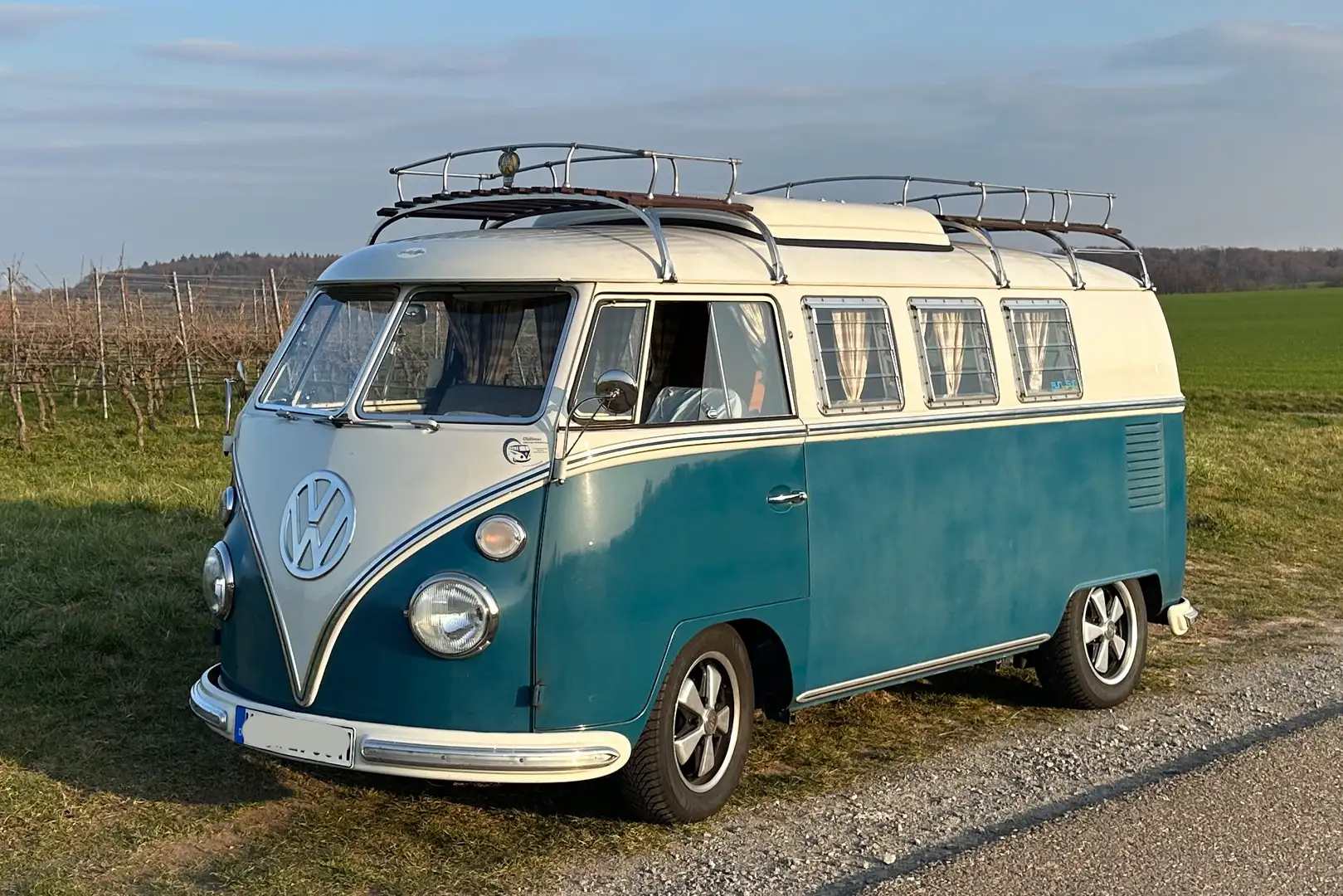 Volkswagen T1 SO42 - original Westfalia Camper Синій - 2