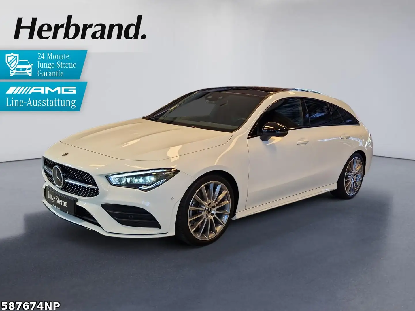 Mercedes-Benz CLA 250 4matic AMG Line Night 19" Wit - 1