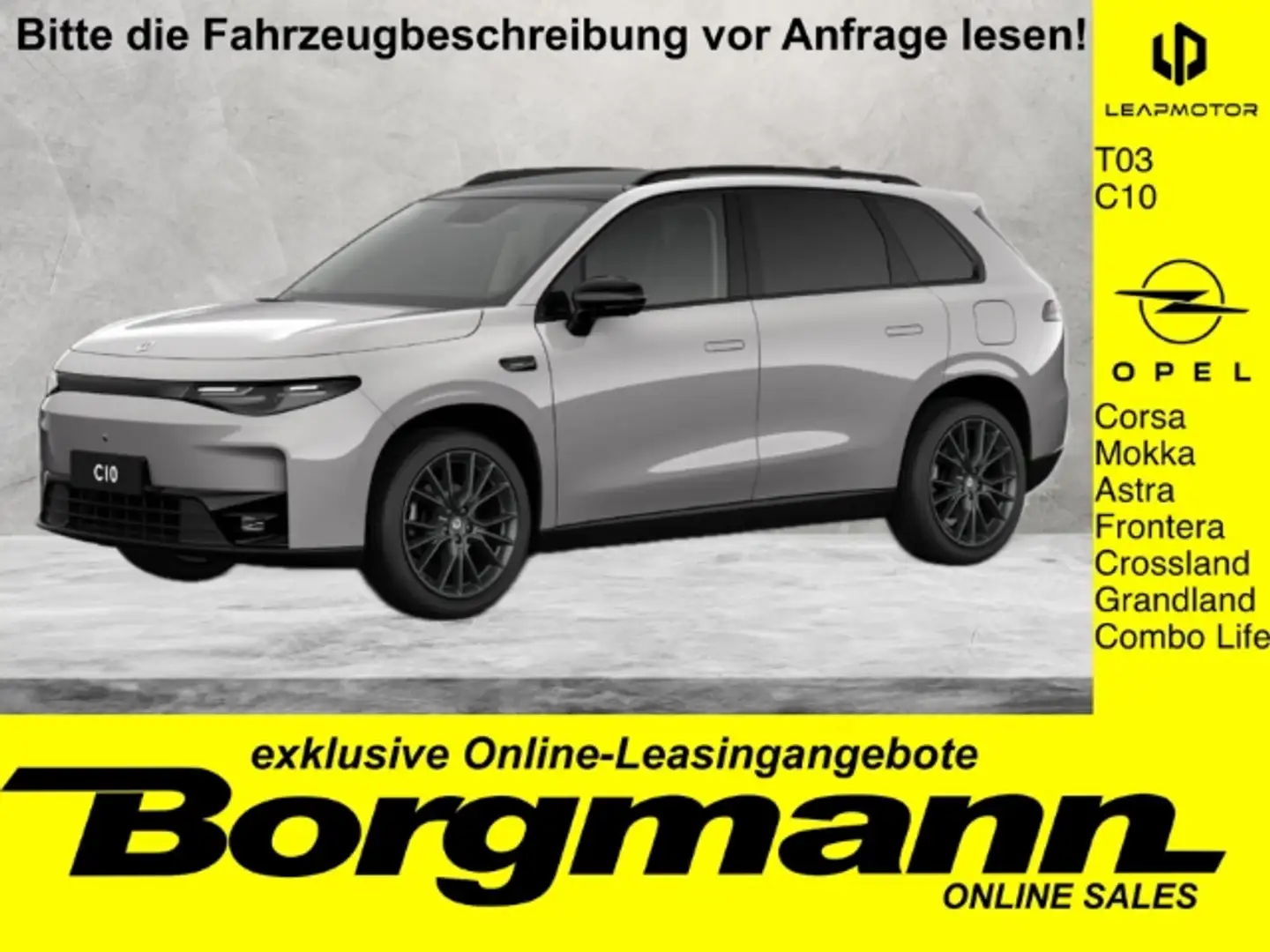 Leapmotor C10 DESIGN - 20'' - NAVI - LAGERWAGEN Gri - 1
